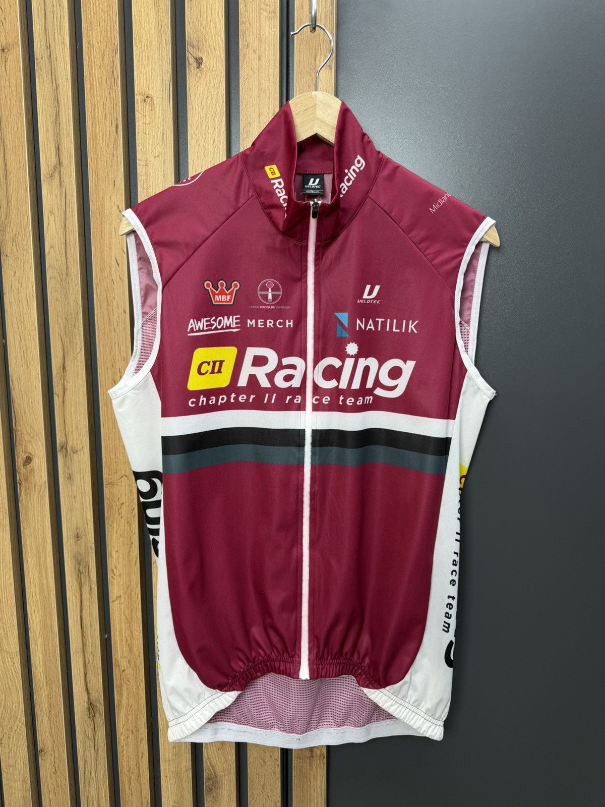 Vintage Velotec Elite Cycling Wind Vest Chapter I| Racing Team L Size US L / EU 52-54 / 3 - 1 Thumbnail