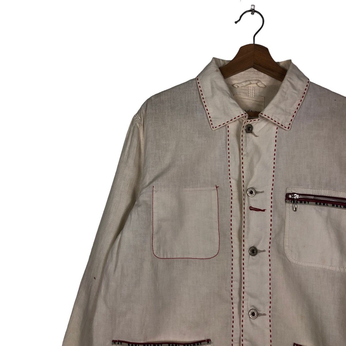 Japanese Brand 🔥Vintage Karl Helmut Japan Double Pocket Chore Jacket Size US L / EU 52-54 / 3 - 7 Thumbnail