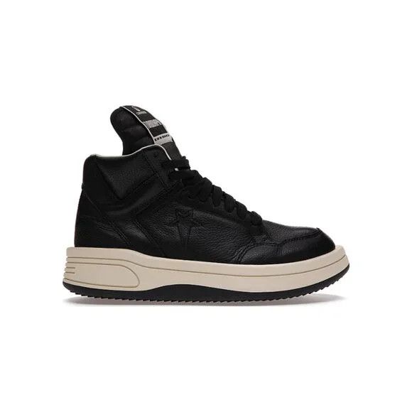 Converse × Rick Owens Drkshdw DRKSHDW TURBOWPN Mid Black Cloud Cream Sneakers Size US 6 / EU 39 - 1 Thumbnail