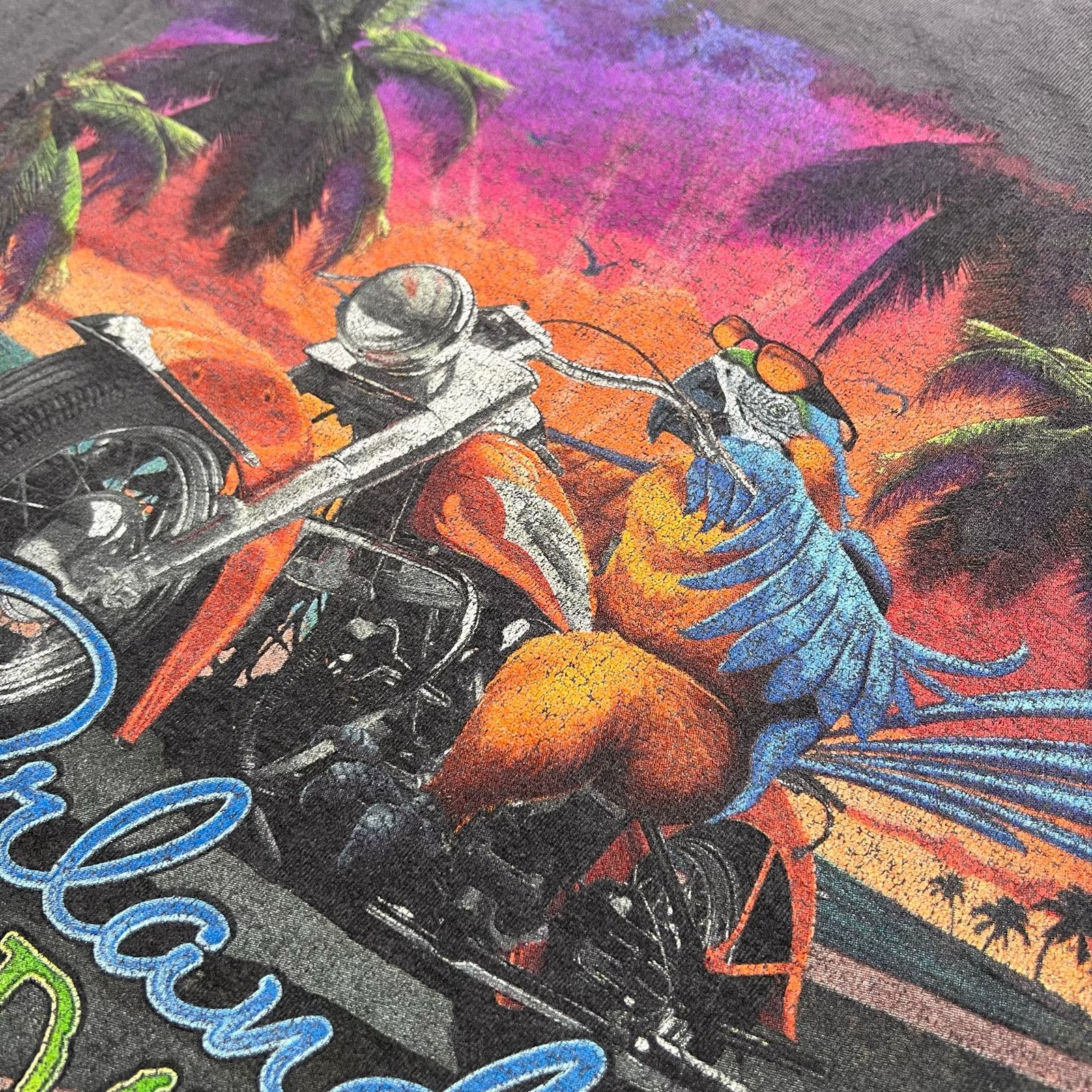Harley Davidson Vintage Harley-Davidson Orlando Florida T-Shirt XL Parrot Size US XL / EU 56 / 4 - 9 Thumbnail
