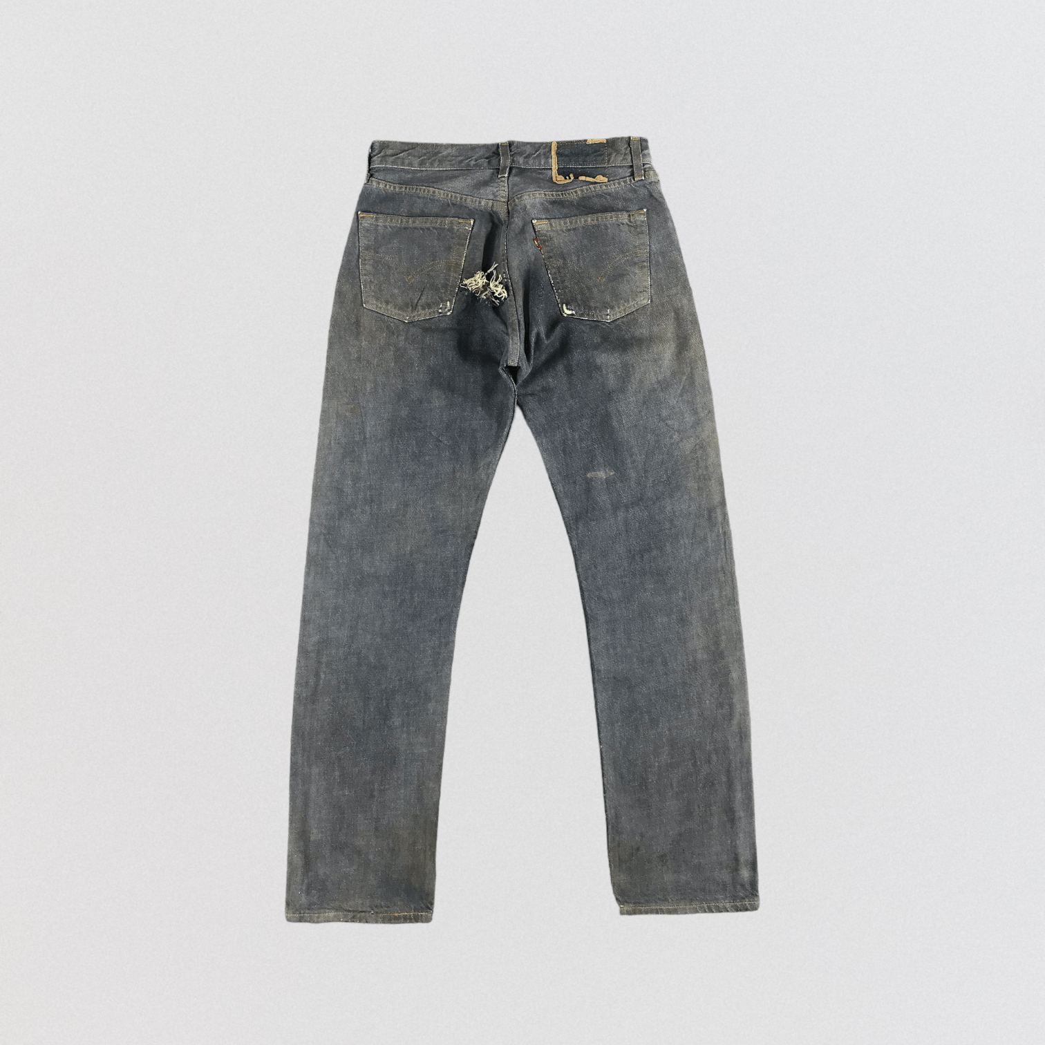 Levi's × Vintage Vintage 90s Levis 501 Distress Jeans-JM2434 Size US 30 / EU 46 - 2 Thumbnail