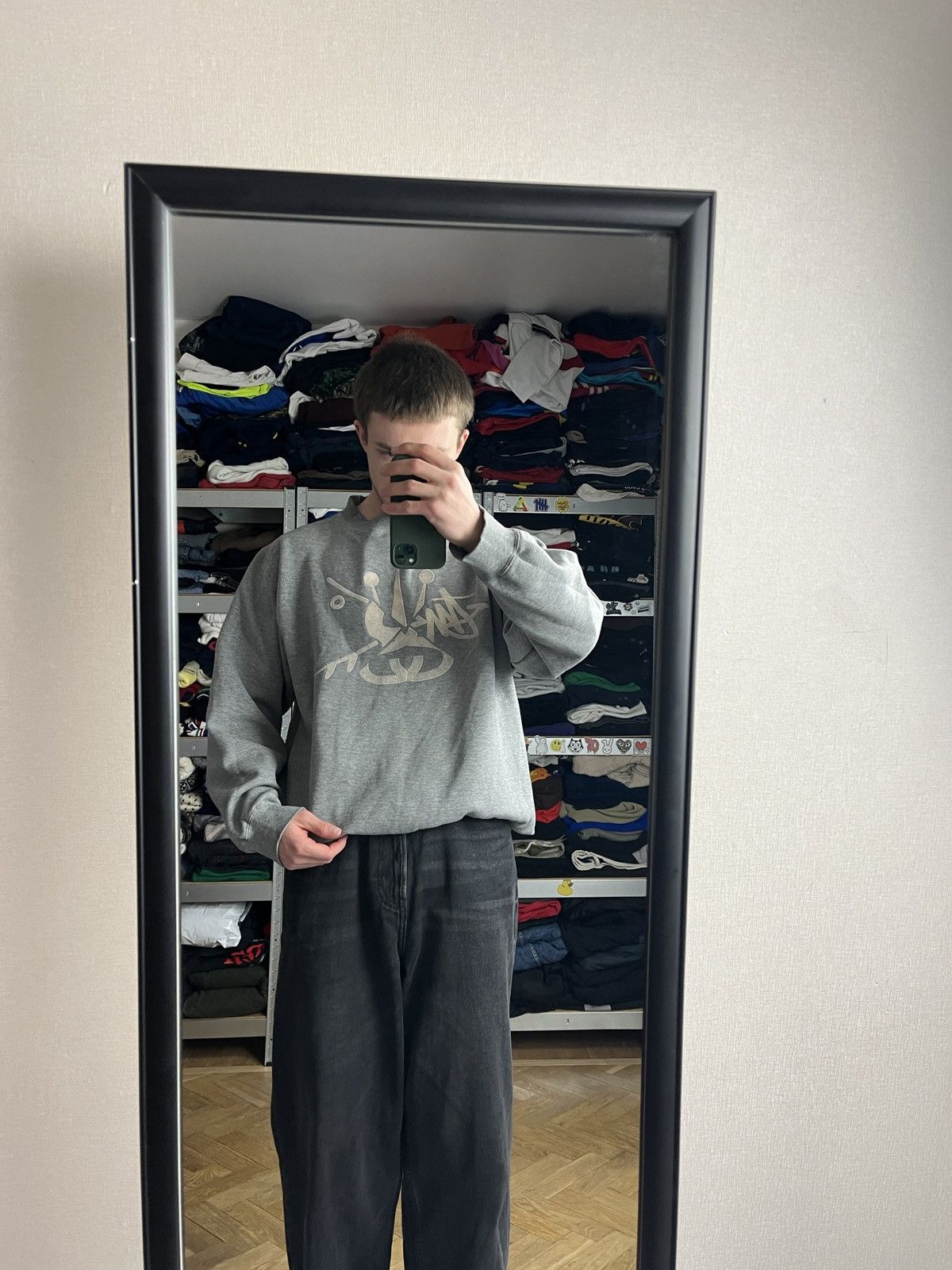 Stussy × Vintage Stussy Vintage Made in USA Sweatshirt Big Graphic Logo Rare Size US L / EU 52-54 / 3 - 2 Thumbnail