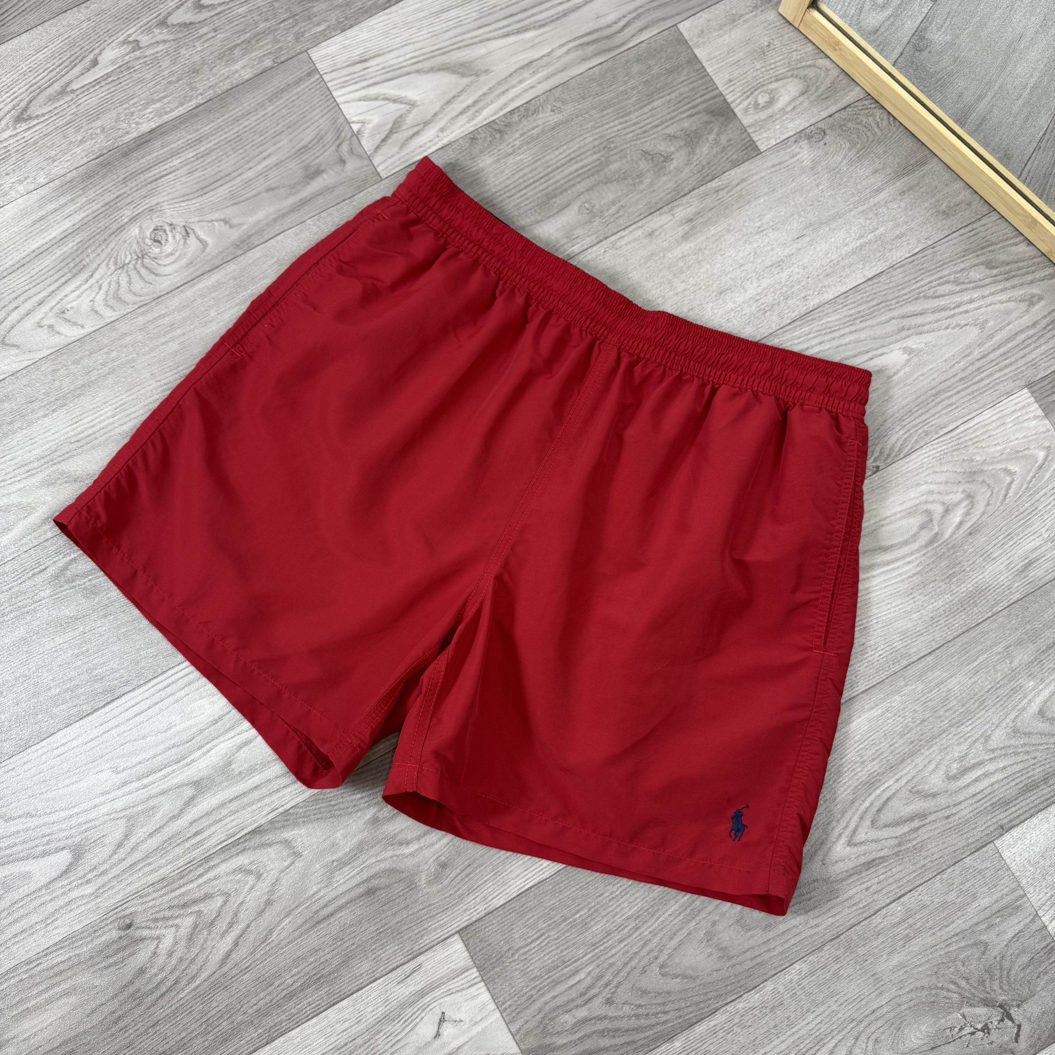 Polo Ralph Lauren Vintage Polo Ralph Lauren 90s Old Money Red Swim Shorts Size US 36 / EU 52 - 3 Thumbnail