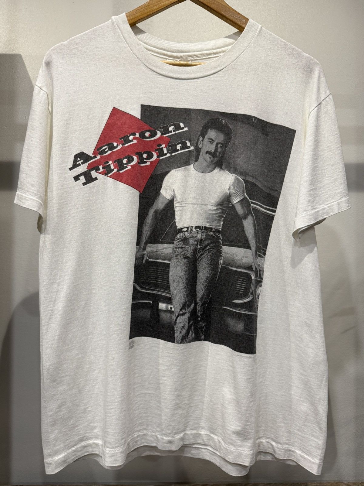 Other Vintage 90s Aaron Tippin T-Shirt Size US L / EU 52-54 / 3 - 1 Thumbnail
