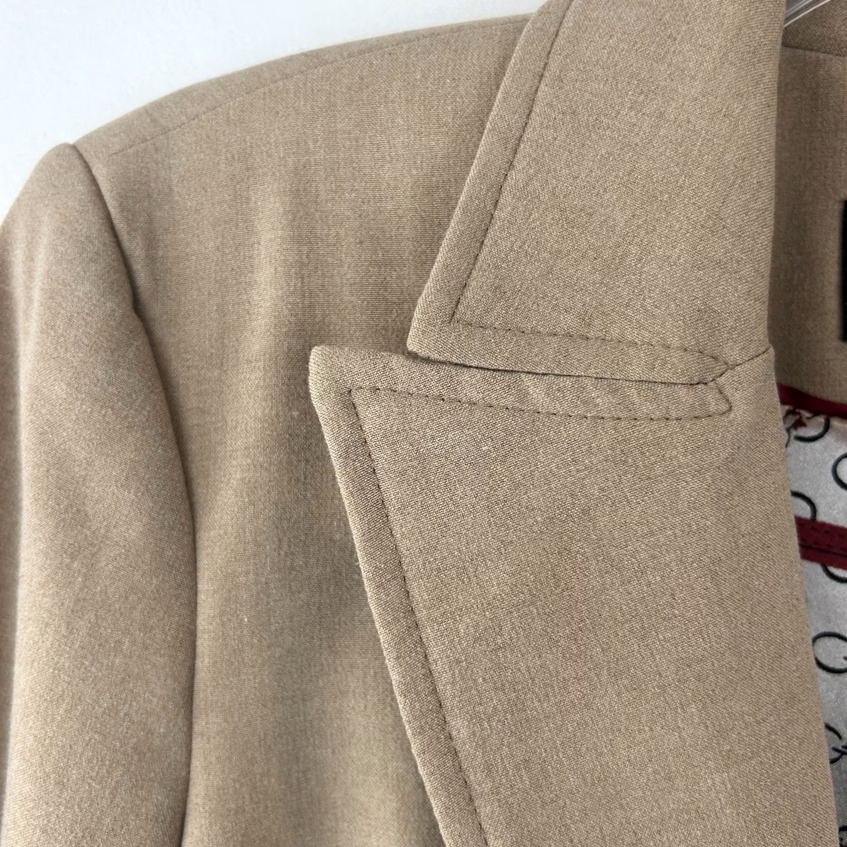 Vintage Jules Leopold Blazer Women PS Beige Button Short Sleeve Per Pes Petite Regular Basic Jacket Vintage No 70s Size S / US 4 / IT 40 - 4 Thumbnail