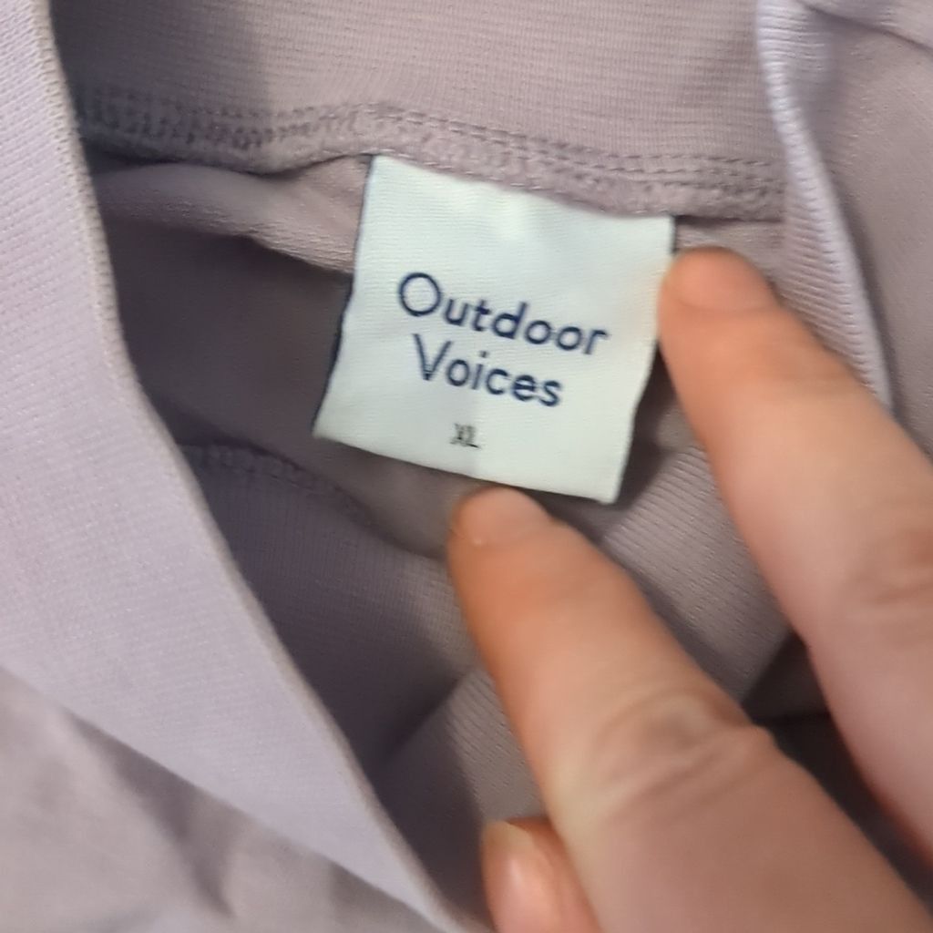 Outdoor Voices Outdoor voices lavender mock neck long sleeve top size XL Size XL / US 12-14 / IT 48-50 - 2 Thumbnail