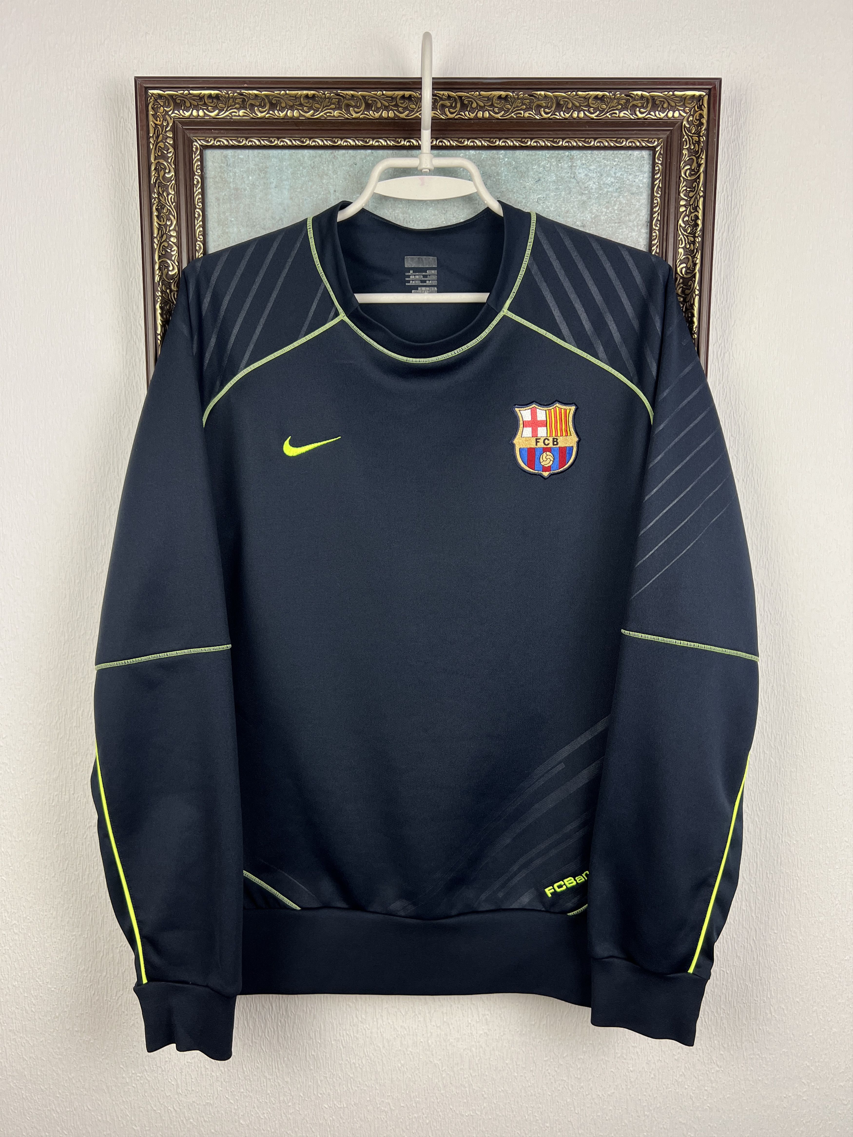 Nike Vintage FC Barcelona Football Sweatshirt Soccer Jacket Track Size US M / EU 48-50 / 2 - 1 Thumbnail