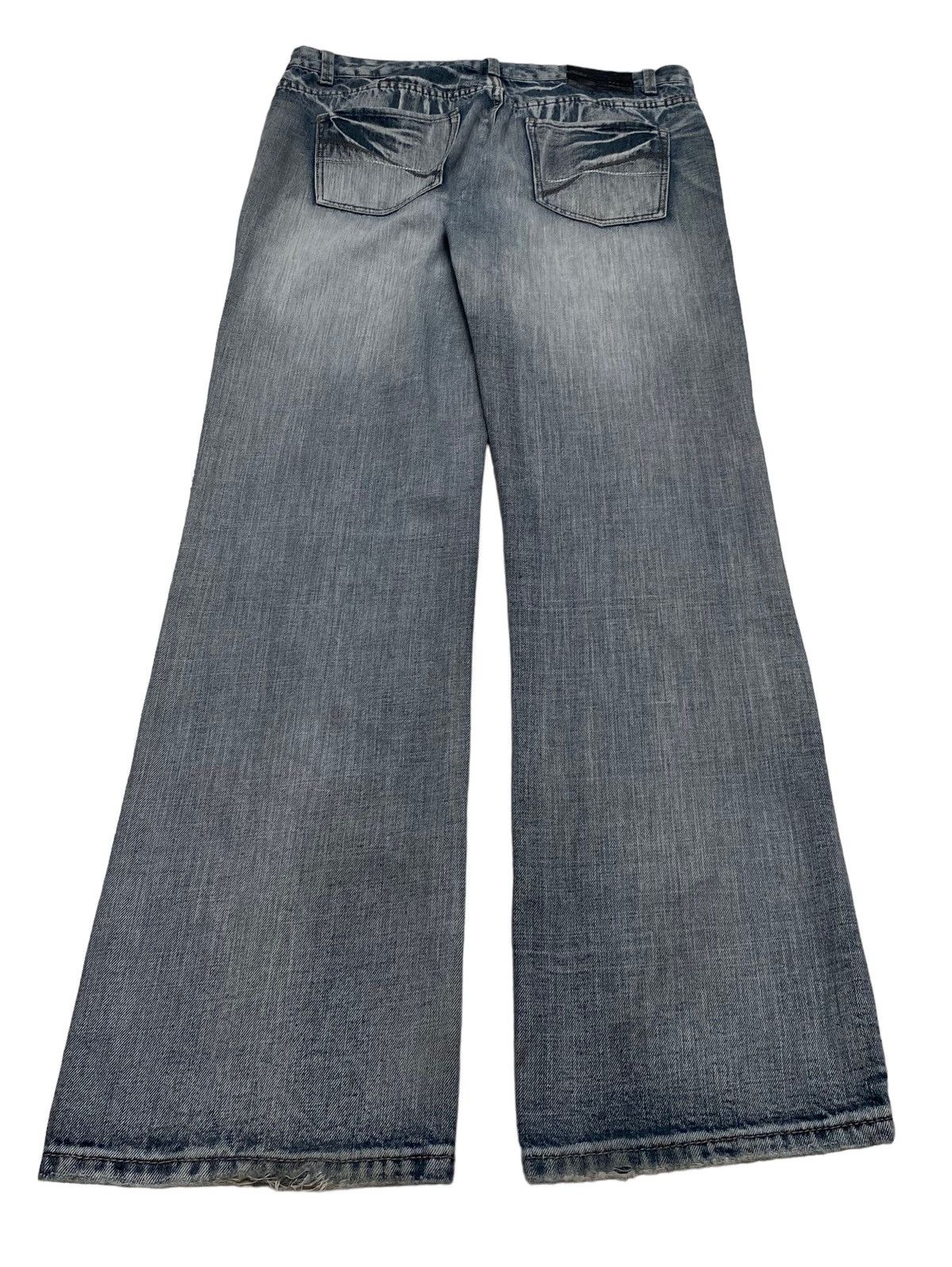 Other Rare Design Vintage Brand Urban Rapper Baggy Jeans 2000s Size US 37 - 2 Thumbnail
