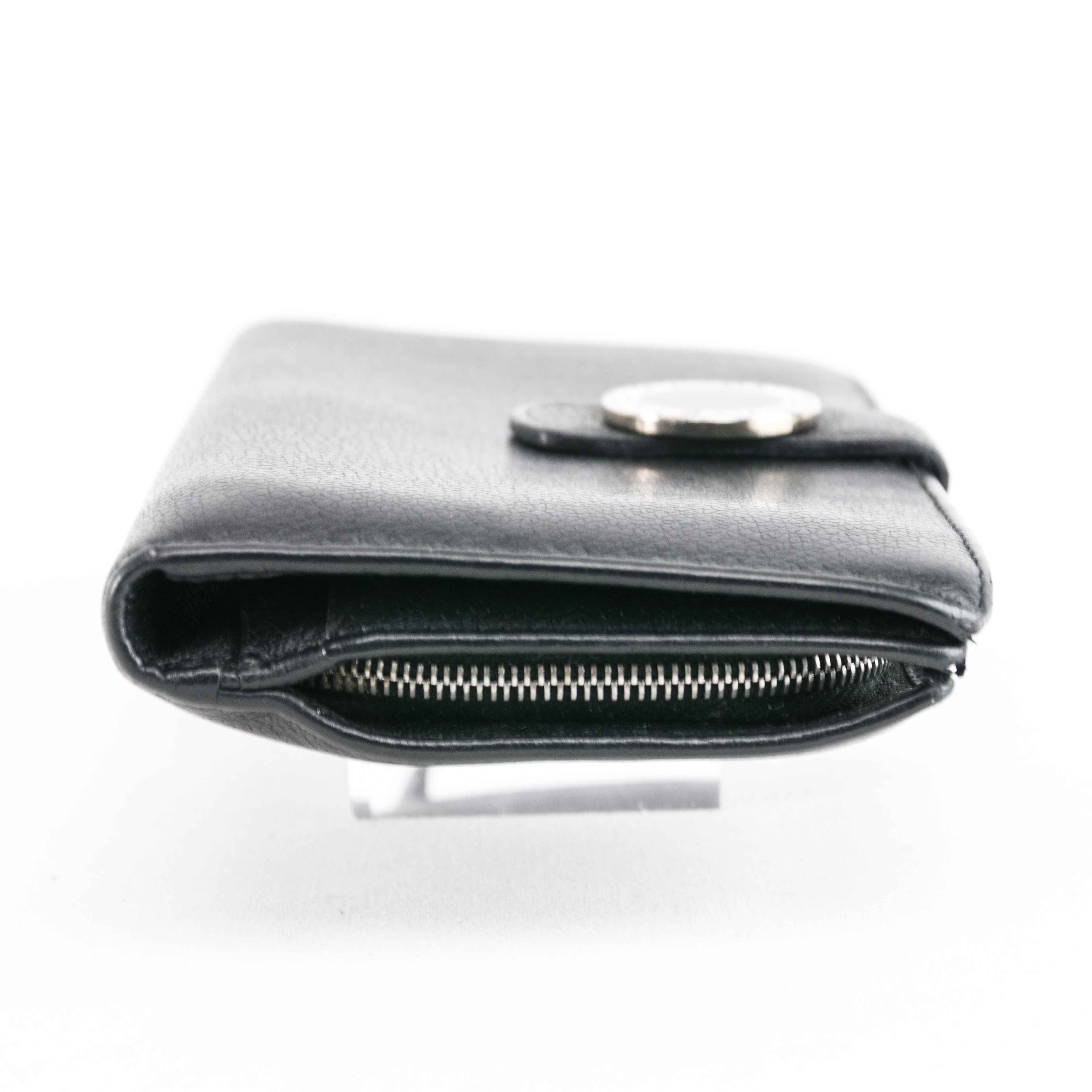 Bvlgari BVLGARI Black Leather Bi-fold Continental Wallet Size ONE SIZE - 7 Thumbnail
