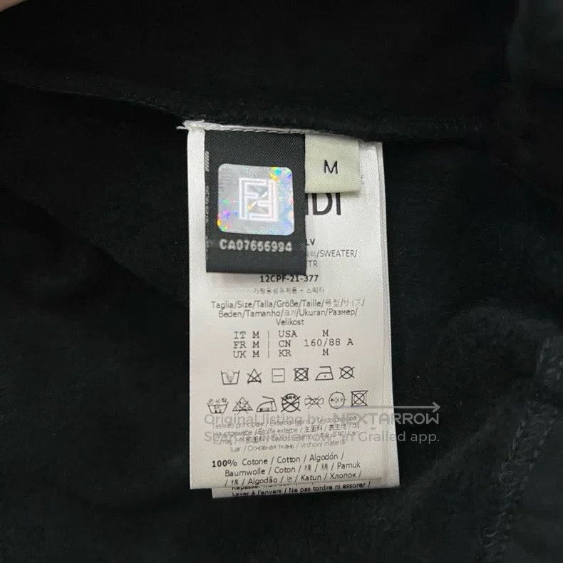 Fendi Fendi Embroidery logo classic hoodie long sleeve Size M / US 6-8 / IT 42-44 - 6 Thumbnail