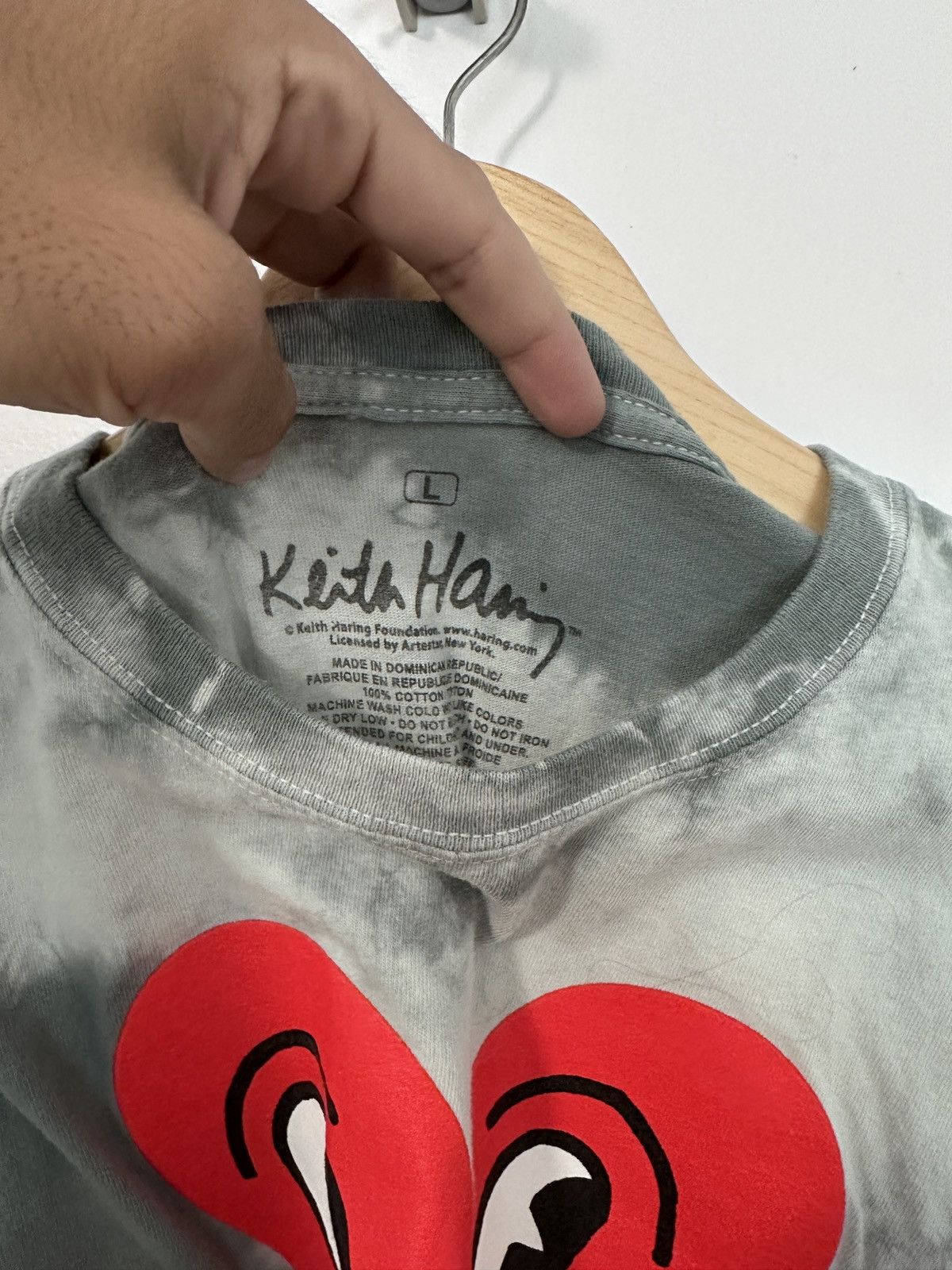 Vintage Thrifted keith harring tee Size US L / EU 52-54 / 3 - 3 Thumbnail