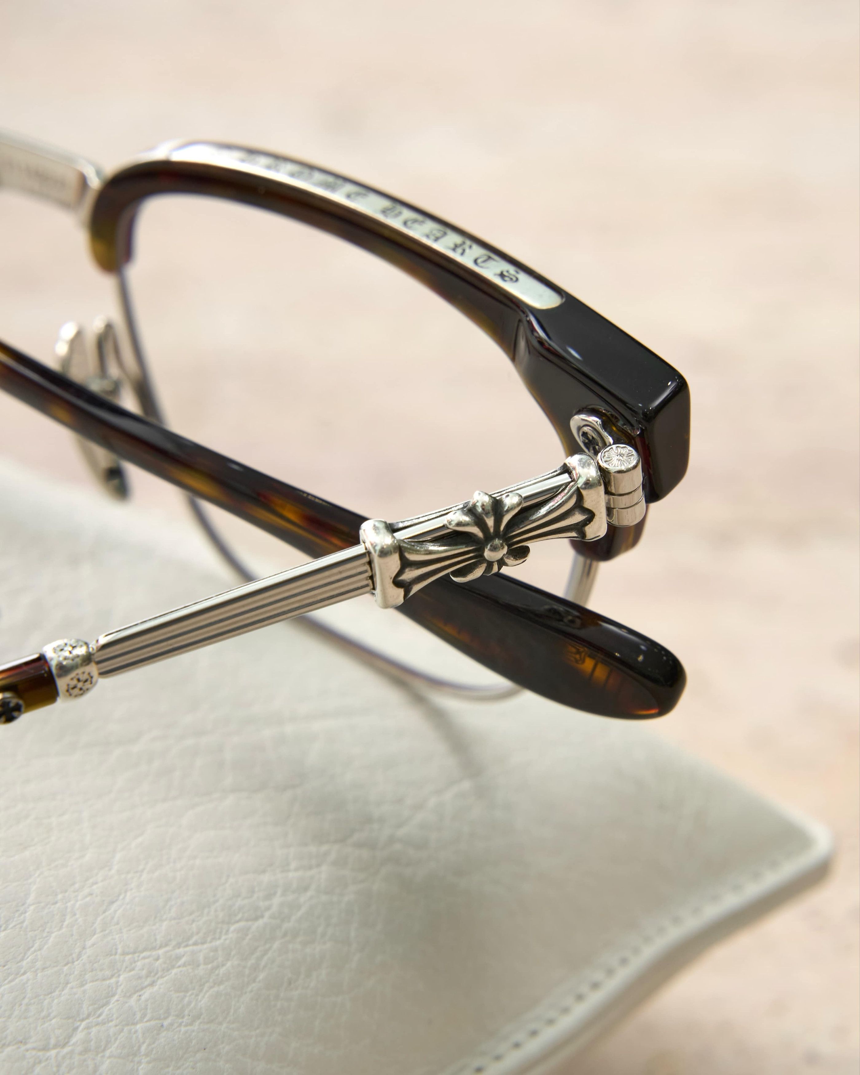 Chrome Hearts CHROME HEARTS BONENNOISSEUR II Dark Tortoise/Shiny Silver Size ONE SIZE - 7 Thumbnail