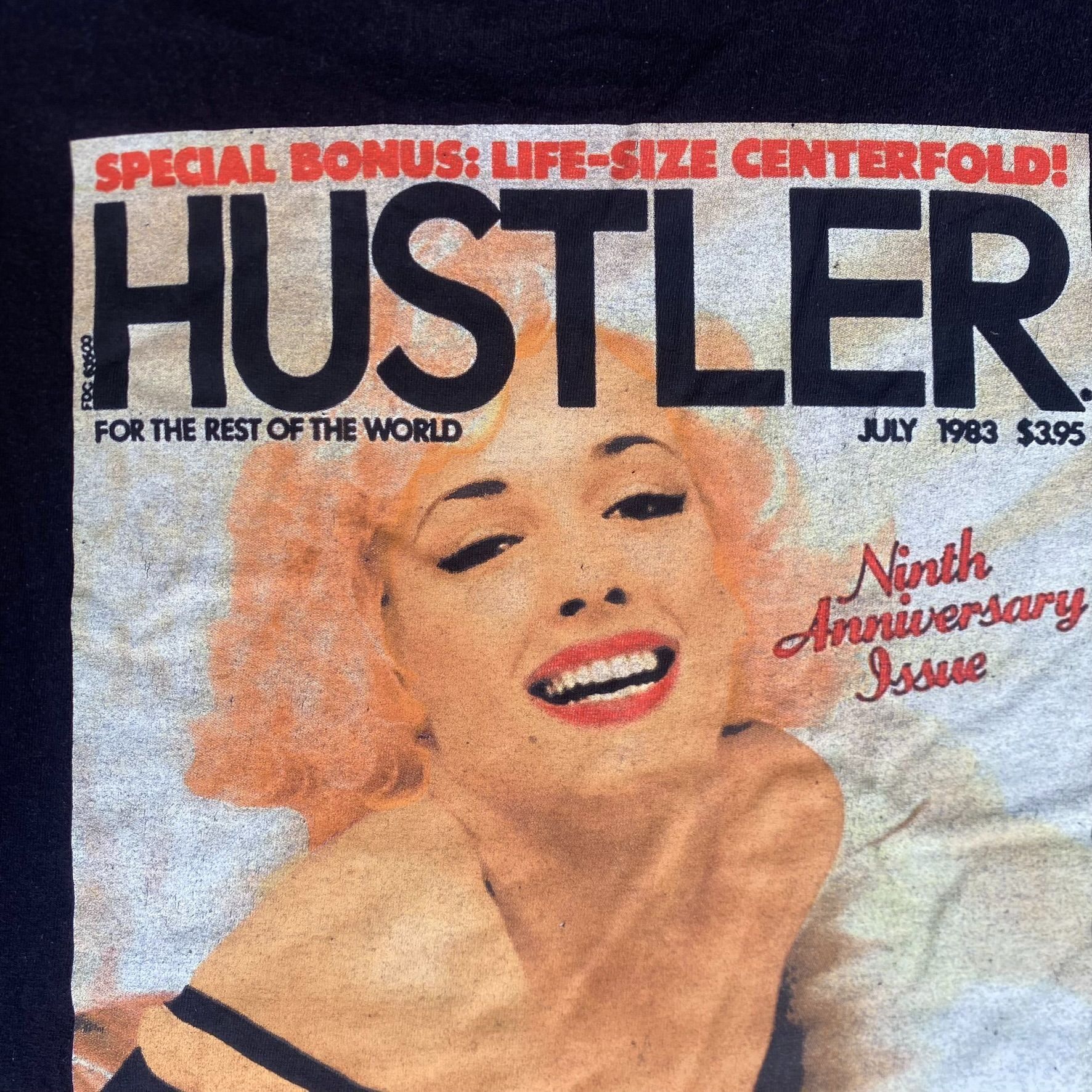 Playboy Vintage Y2K Hustler Magazine Shirt Pin Up Model Playboy Tee Size US L / EU 52-54 / 3 - 4 Thumbnail