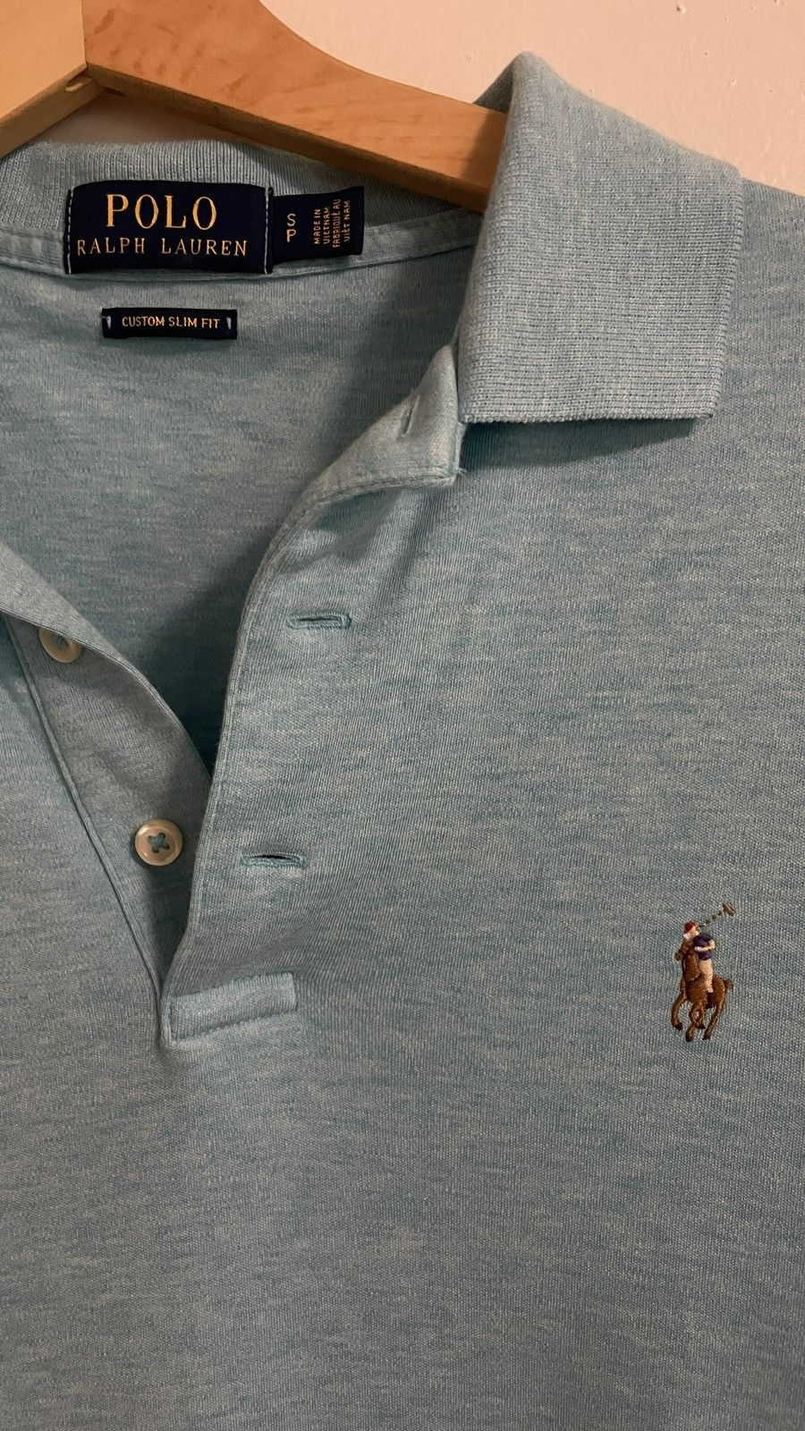 Polo Ralph Lauren Polo Ralph Lauren Classic Fit Light Blue Polo Shirt Size US XS / EU 42 / 0 - 3 Thumbnail