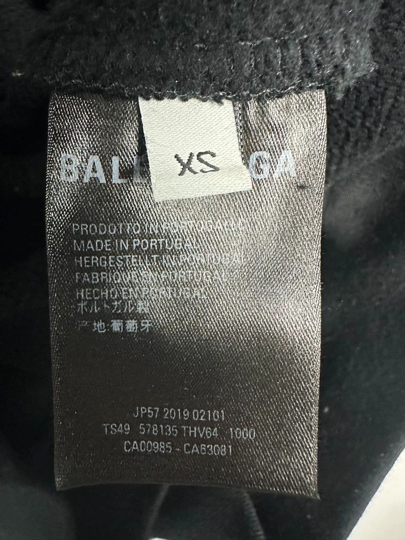 Balenciaga Balenciaga Eco-friendly black hoodie 2502-Nextarrow Size US XS / EU 42 / 0 - 6 Thumbnail