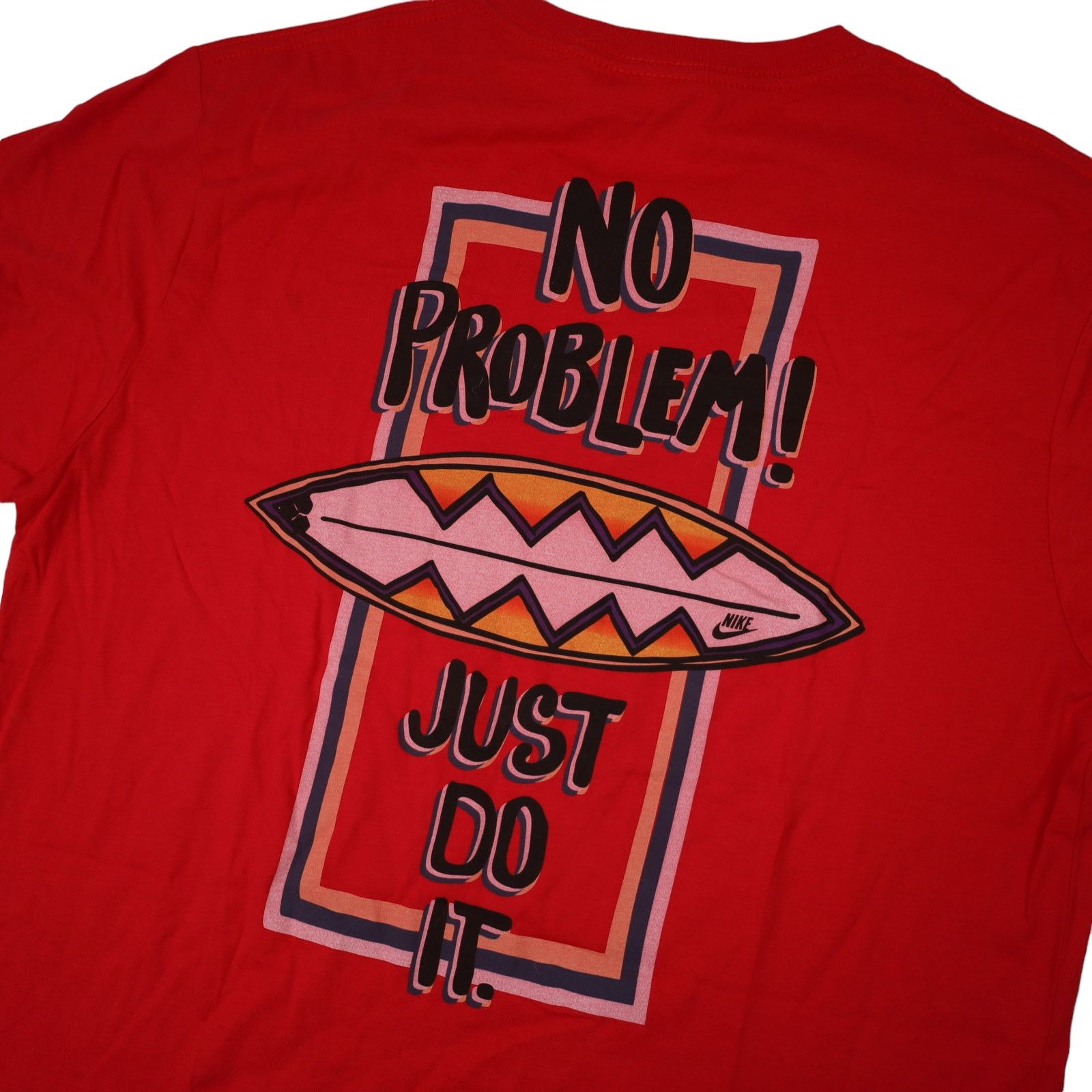 Nike × Vintage Vintage Nike "No Shoes, No Shirt, No Problem" Surf T Shirt Size US XL / EU 56 / 4 - 7 Thumbnail