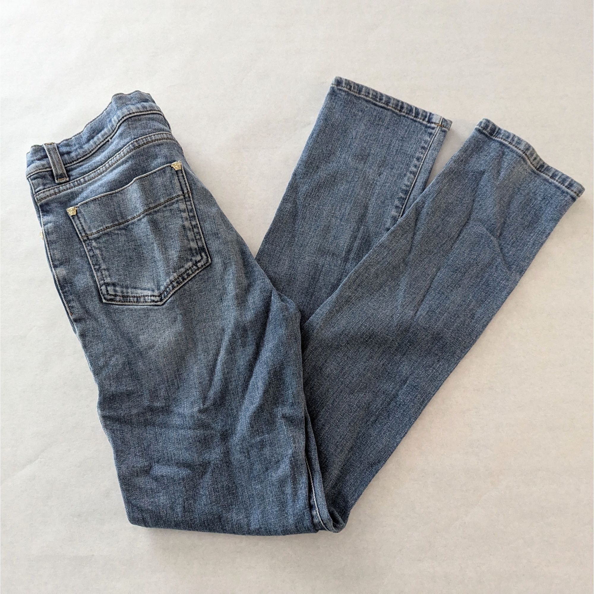 Versace Versace Women's Embroidered Jeans 28 Authentic Made In Italy Size 28" / US 6 / IT 42 - 13 Thumbnail