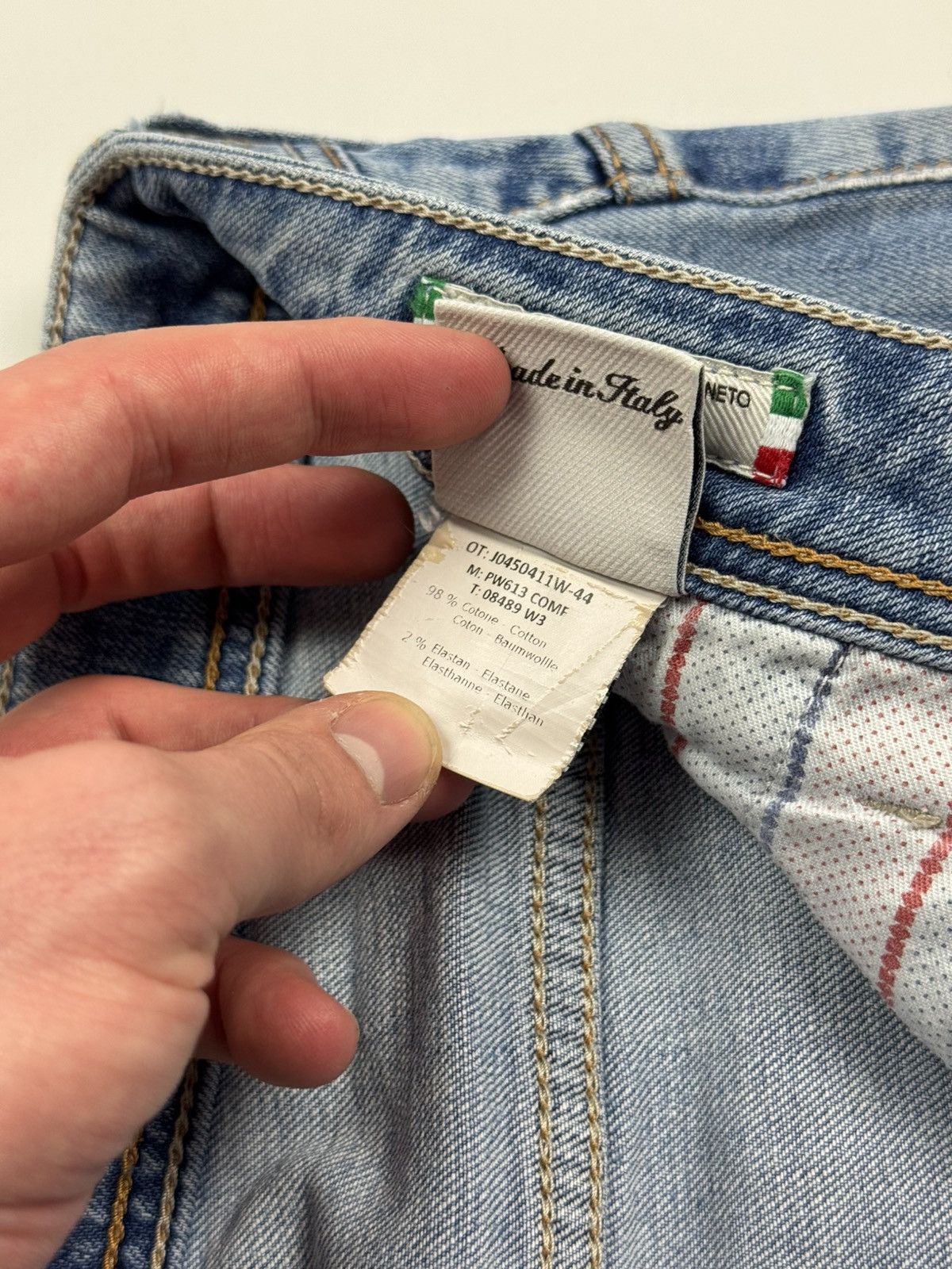 Jacob Cohen Distressed Jacob Cohen Washed Denim Jeans Made in Italy Size US 36 / EU 52 - 10 Thumbnail