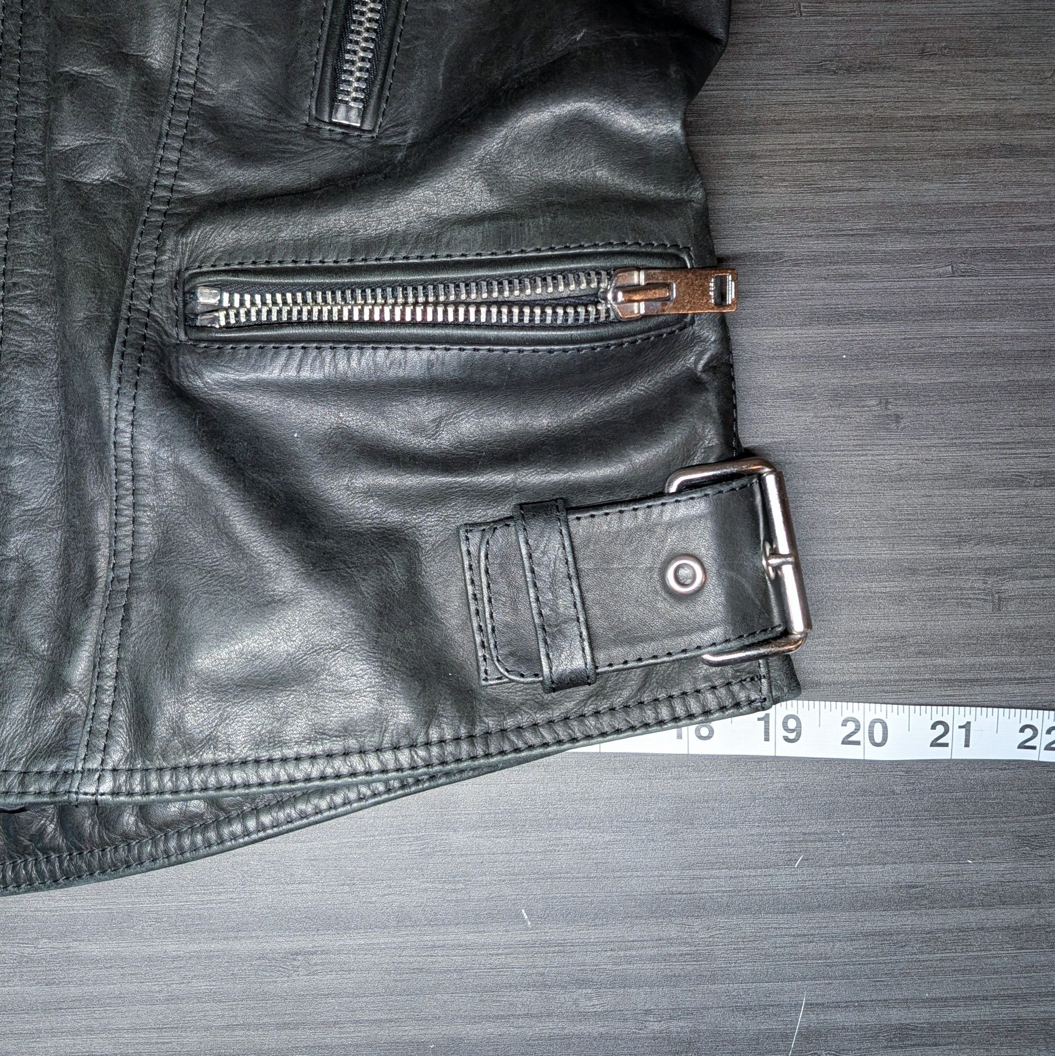 Diesel Diesel Black and White Cowhide Leather Motorcycle Jacket Size US S / EU 44-46 / 1 - 14 Thumbnail