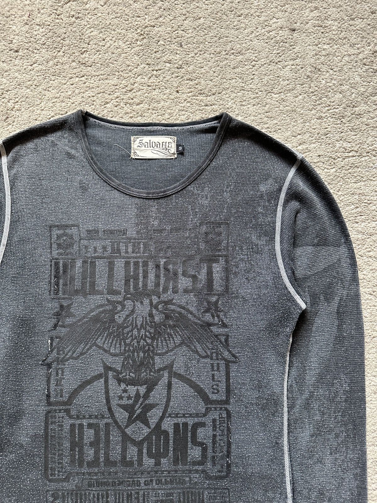 Japanese Brand 2000s Vintage Salvage Knitted Tshirt Size US S / EU 44-46 / 1 - 4 Thumbnail
