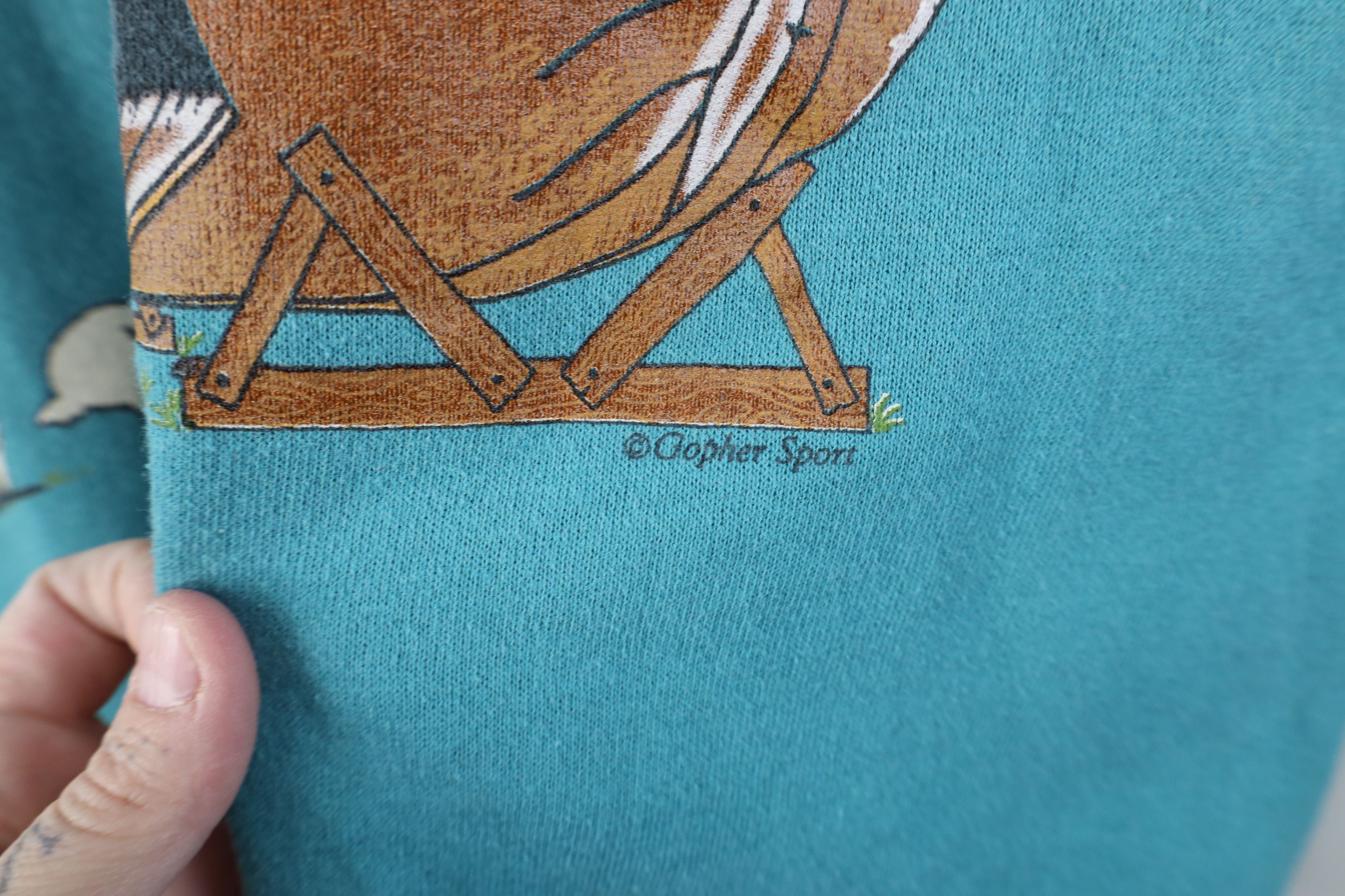 Vintage Vintage 90s Christian Noahs Ark Animals Layered Sweatshirt Size XL / US 12-14 / IT 48-50 - 8 Thumbnail