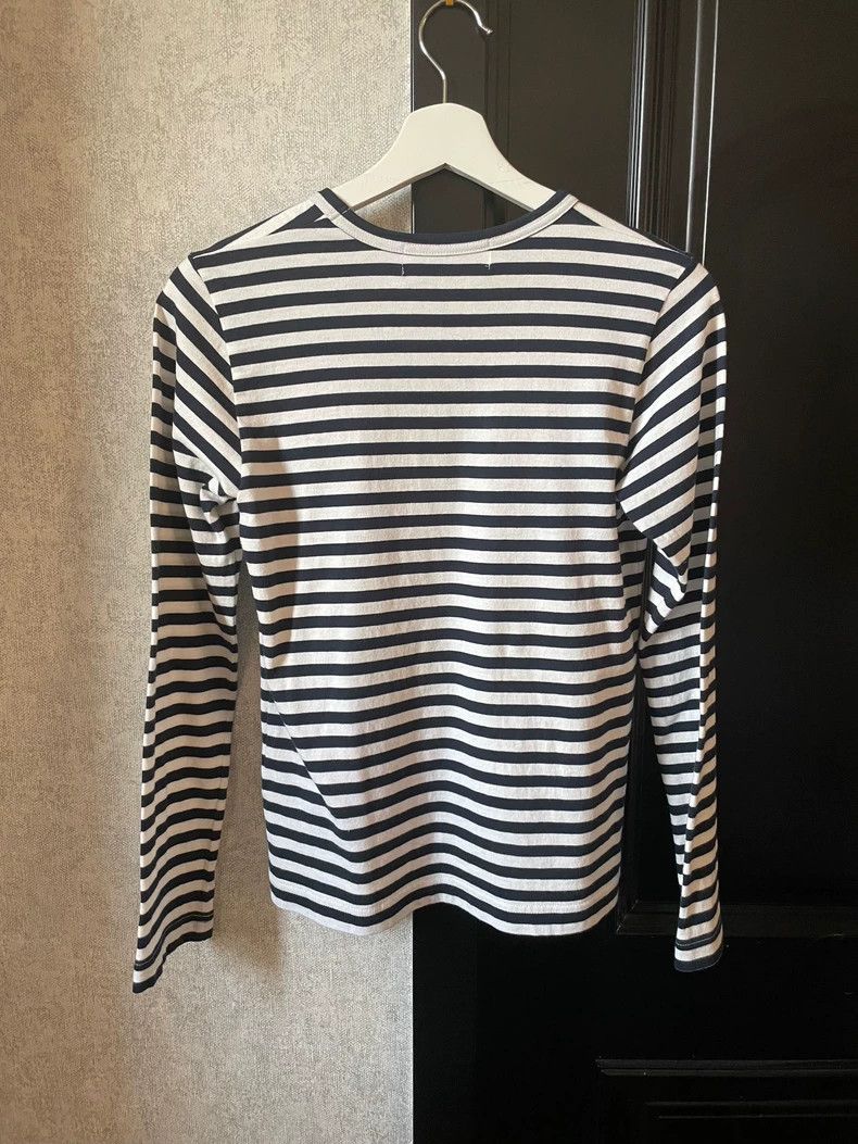 Comme des Garcons Comme Des Garcons Striped bow long sleeved T-shirt 2505-Nex Size S / US 4 / IT 40 - 2 Thumbnail