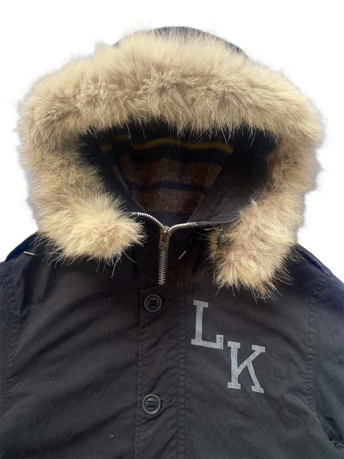 Japanese Brand × Neighborhood Luker By Neighborhood Fur Hoodie Fishtail Parkas Size US M / EU 48-50 / 2 - 4 Thumbnail