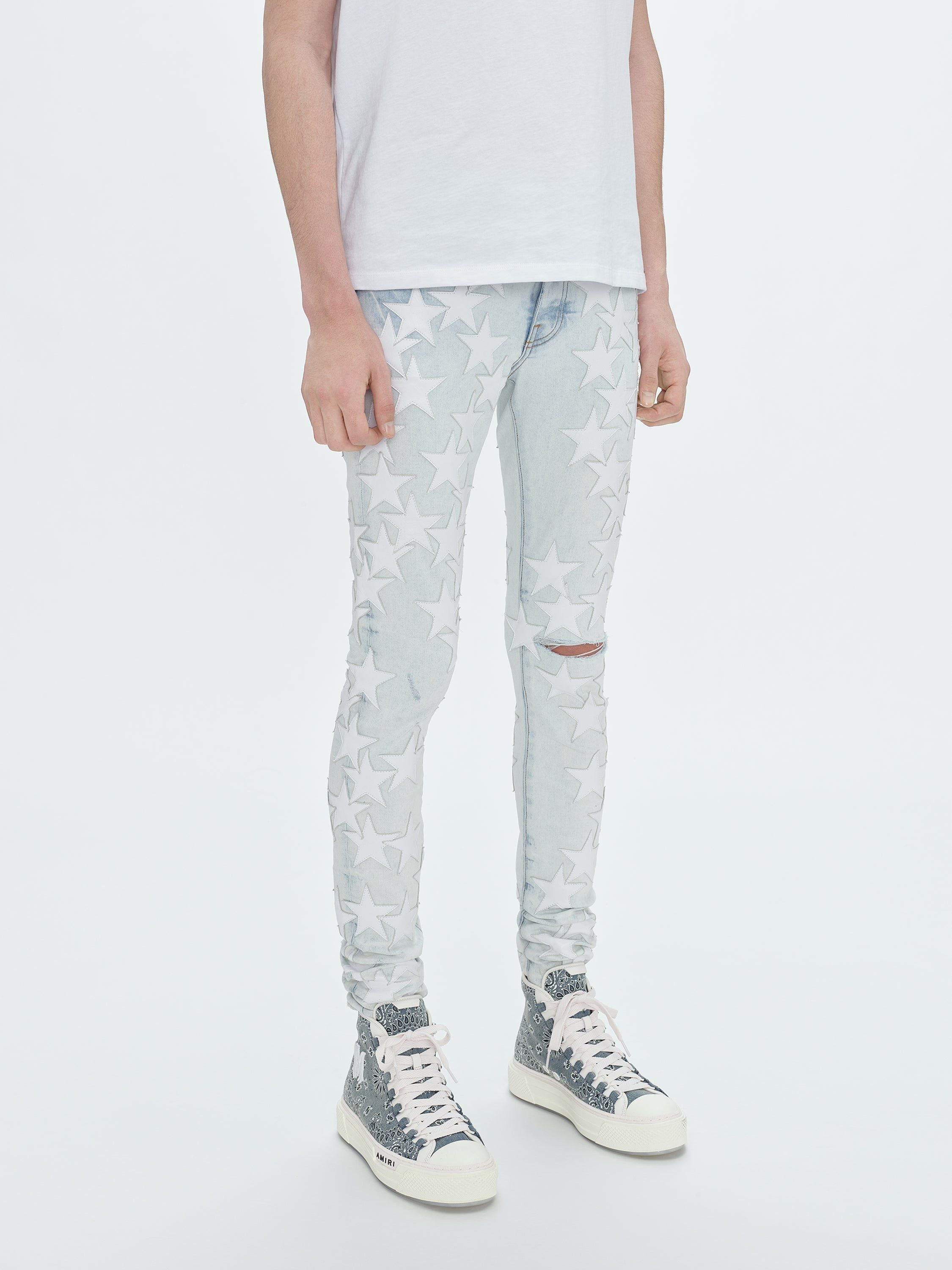 Amiri o1w1db11224 Chemist Jean in Light Blue Size US 36 / EU 52 - 4 Thumbnail