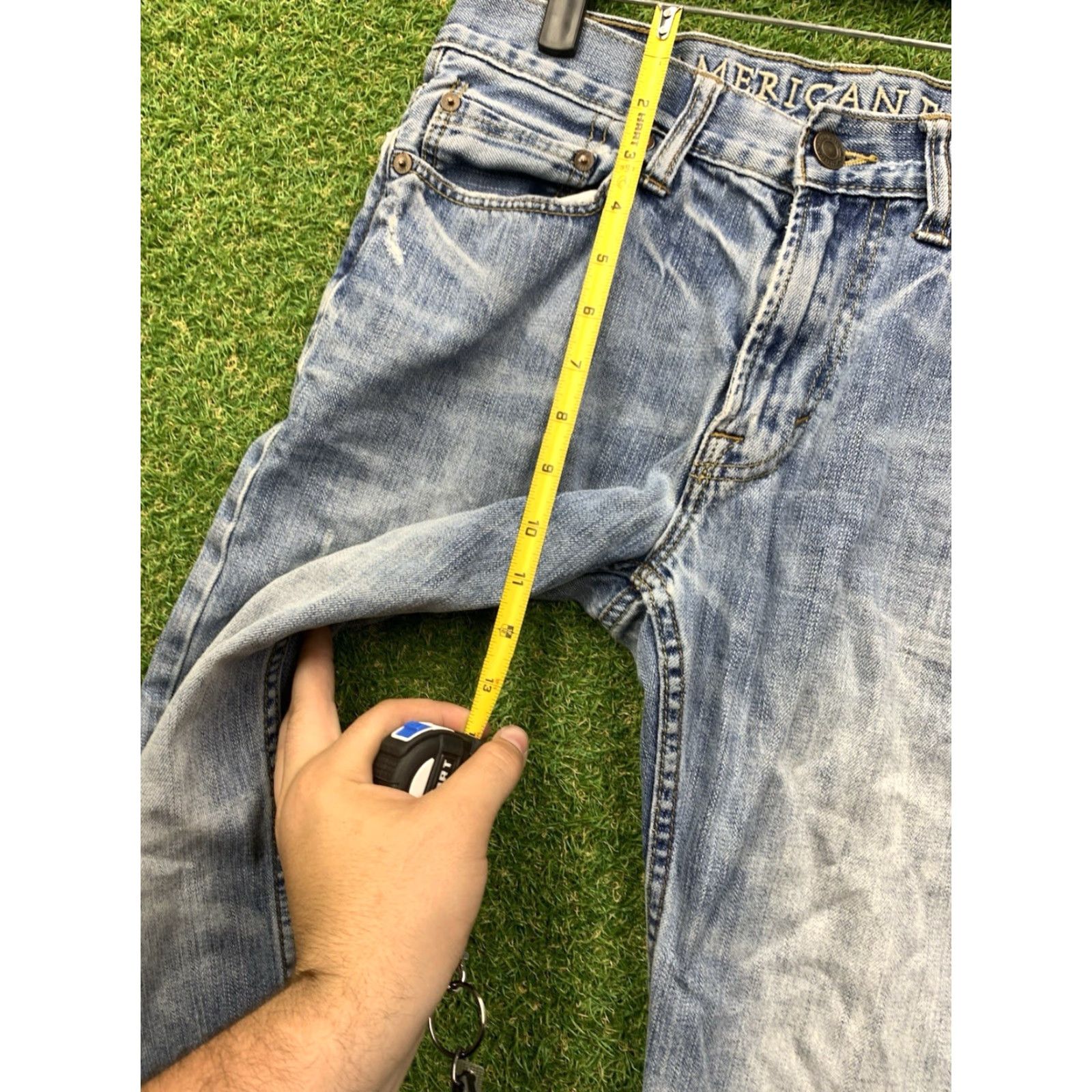 American Eagle Outfitters American Eagle Outfitters Jeans Mens 29x32 Extreme Flex Slim Straight Casual Light Wash Size US 29 - 5 Thumbnail