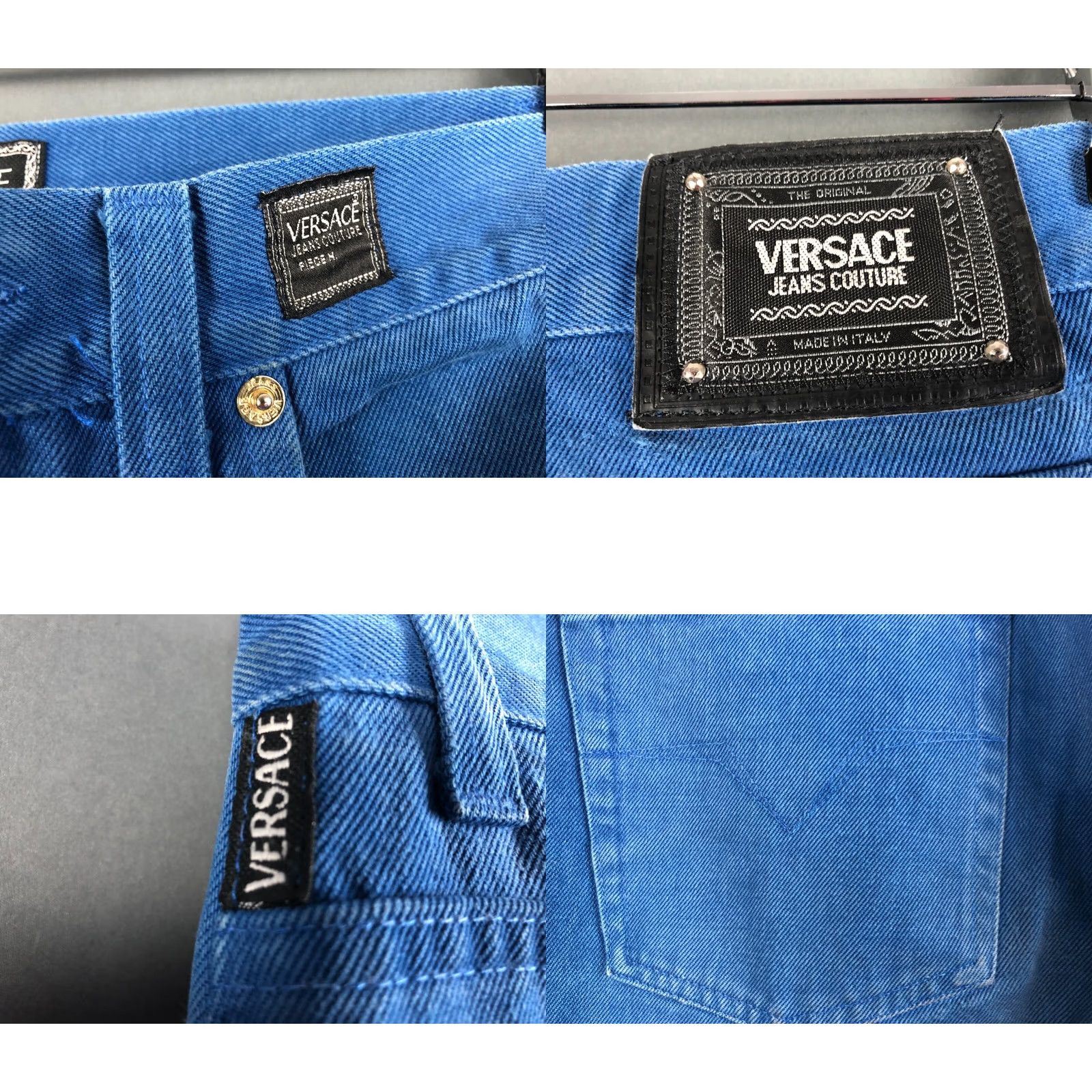 Versace Jeans Couture Versace Jeans Couture Jeans Denim Blue Women Size 34 48 Regular 100% Cotton Pockets Logo Patch Classic Vintage: No Size 24" / US 00 / IT 34 - 8 Thumbnail