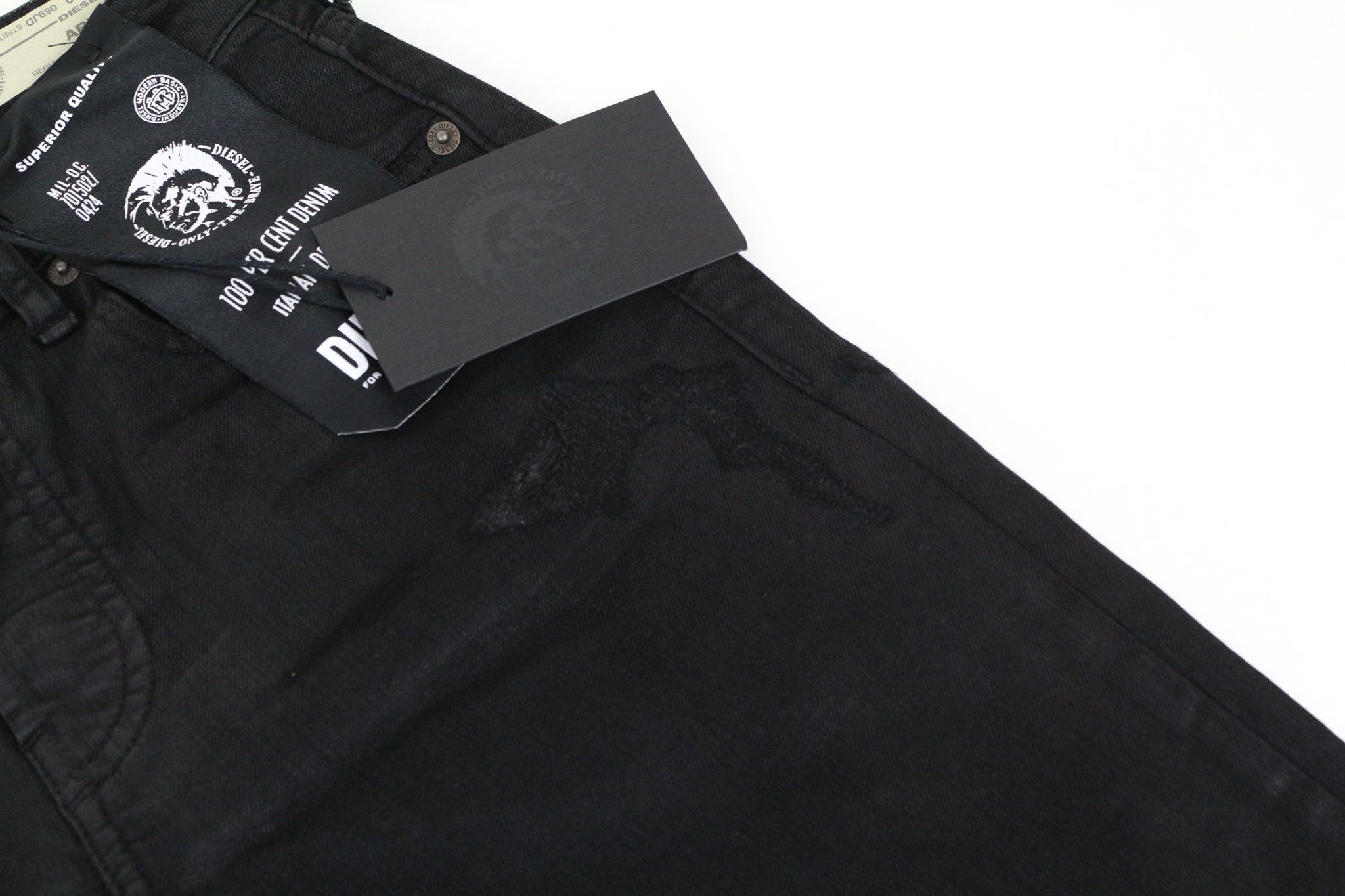 Diesel ARYEL 069JD W24/L30 Black Stretch Buttoned Jeans 69901 Size 24" / US 00 / IT 34 - 5 Thumbnail