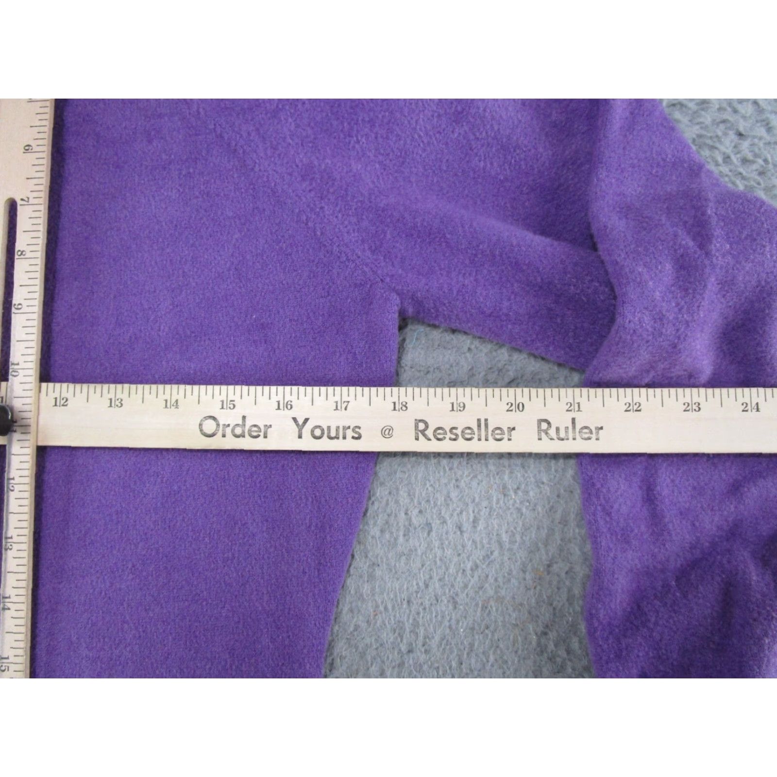 Vintage Exlura Knit Sweater Dress Purple Stretch Long Sleeve L Women's Casual Knit Dress Midi Size L / US 10 / IT 46 - 6 Thumbnail