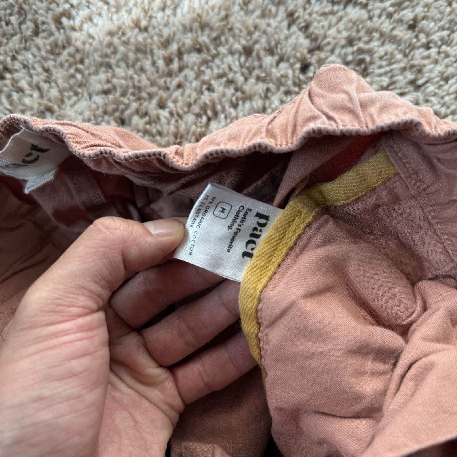 Other Pact Cotton Canvas Roll Up Pants Men’s Size Medium Clay Pink Size US 32 / EU 48 - 5 Thumbnail