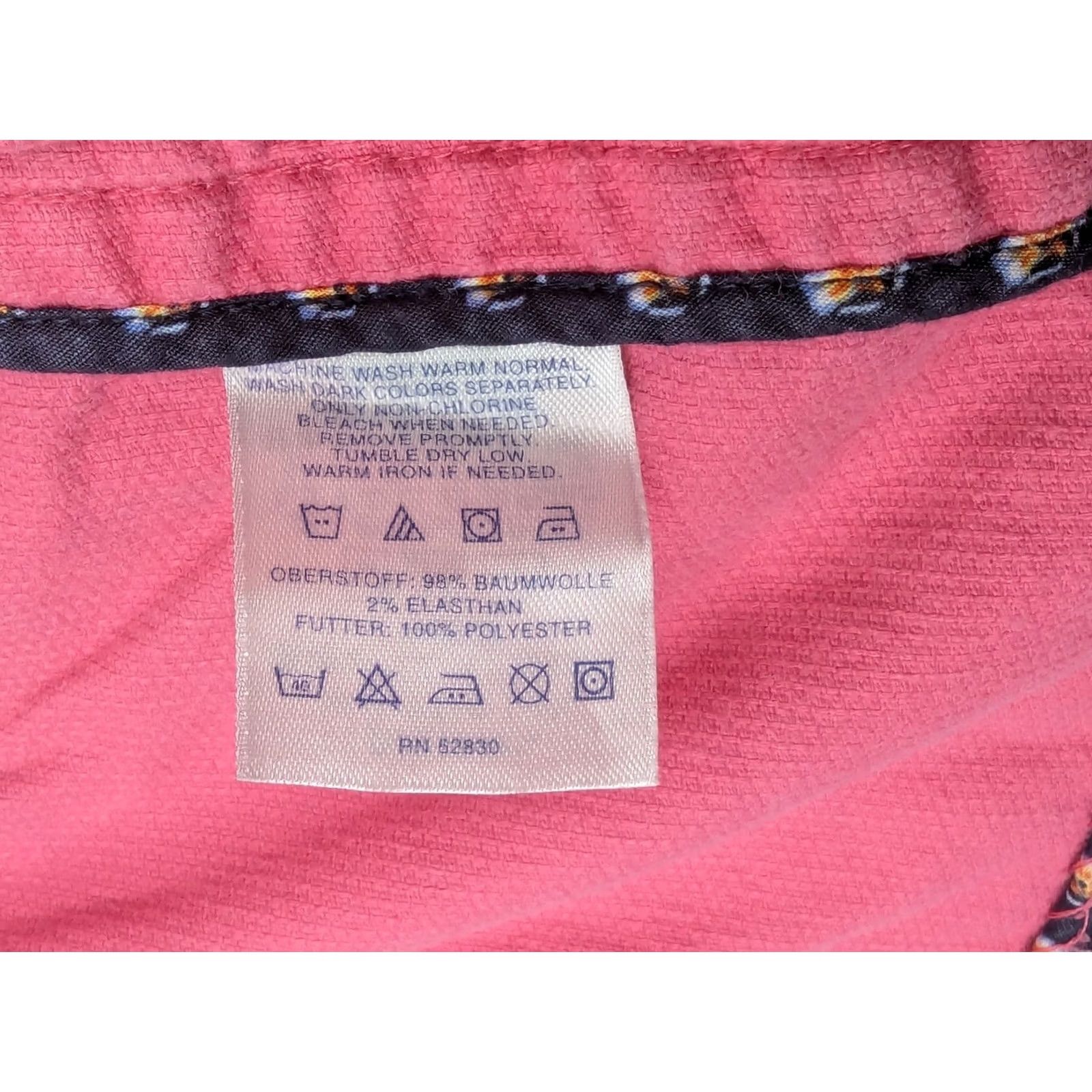 Lands' End Lands' End Pink Trucker Corduroy Coat Jacket Women 14 Button Cotton Coat Corduroy Long Sleeve Casual Size XL / US 12-14 / IT 48-50 - 5 Thumbnail