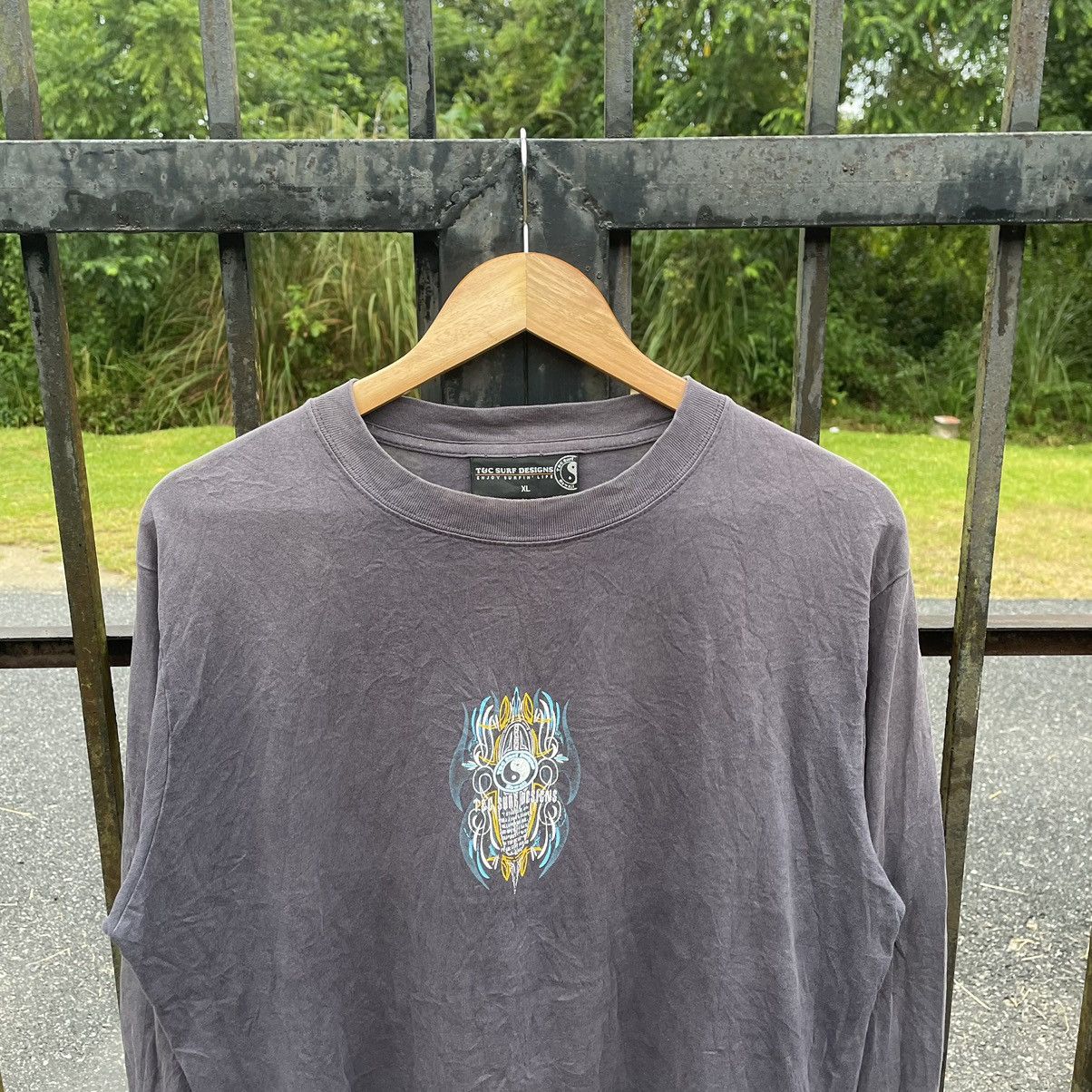 Vintage 🔥Vintage Hawaiin T&C Surf Big Logo Surfing Tee Size US XL / EU 56 / 4 - 5 Thumbnail