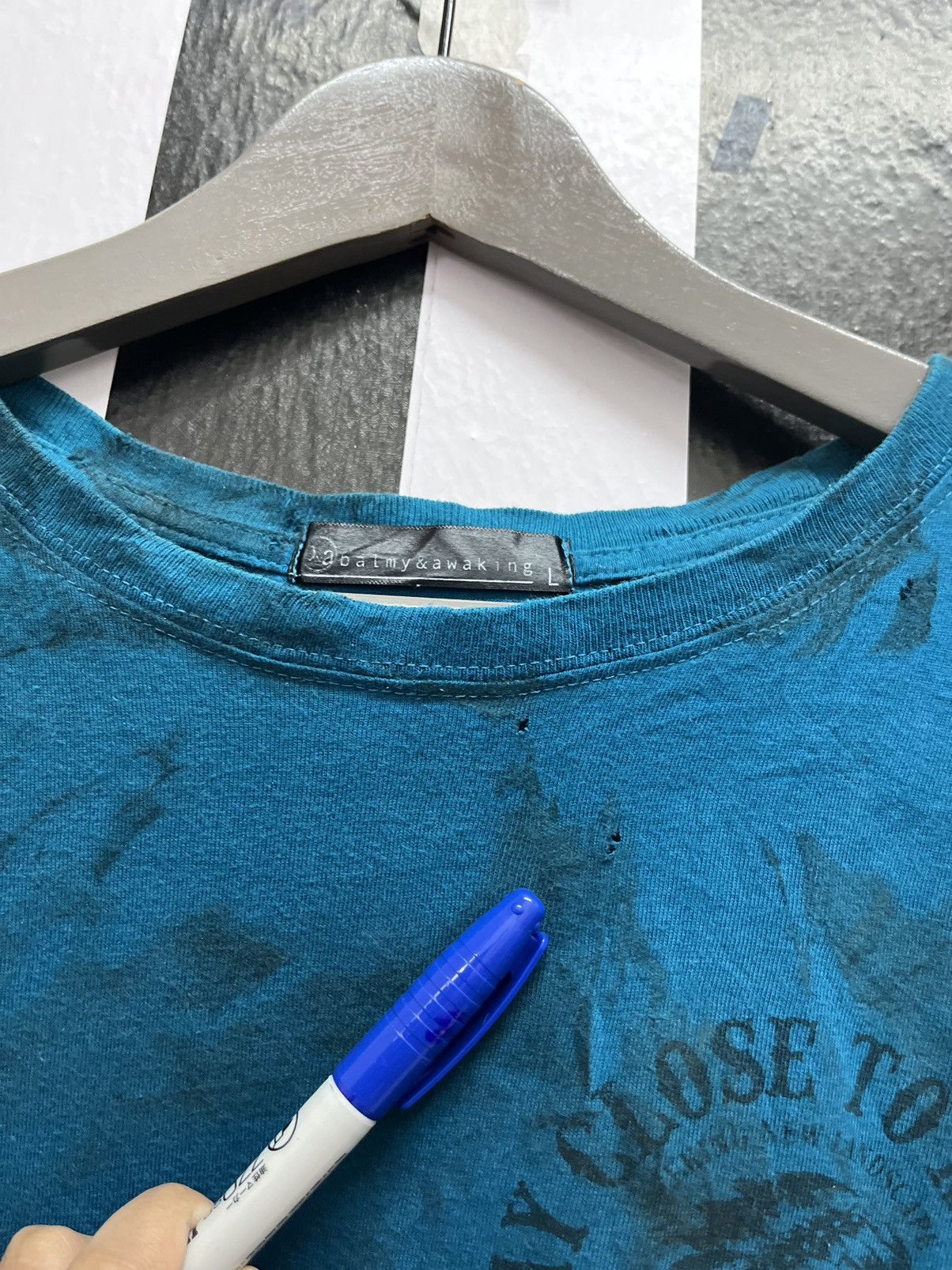 Affliction Affliction blue tee Size US L / EU 52-54 / 3 - 7 Thumbnail