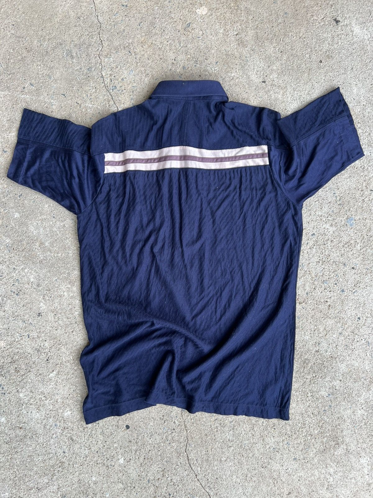 Saint Laurent Paris Paper Thin Thrashed 90s Yves Saint Laurent Polos tee Size US M / EU 48-50 / 2 - 6 Thumbnail