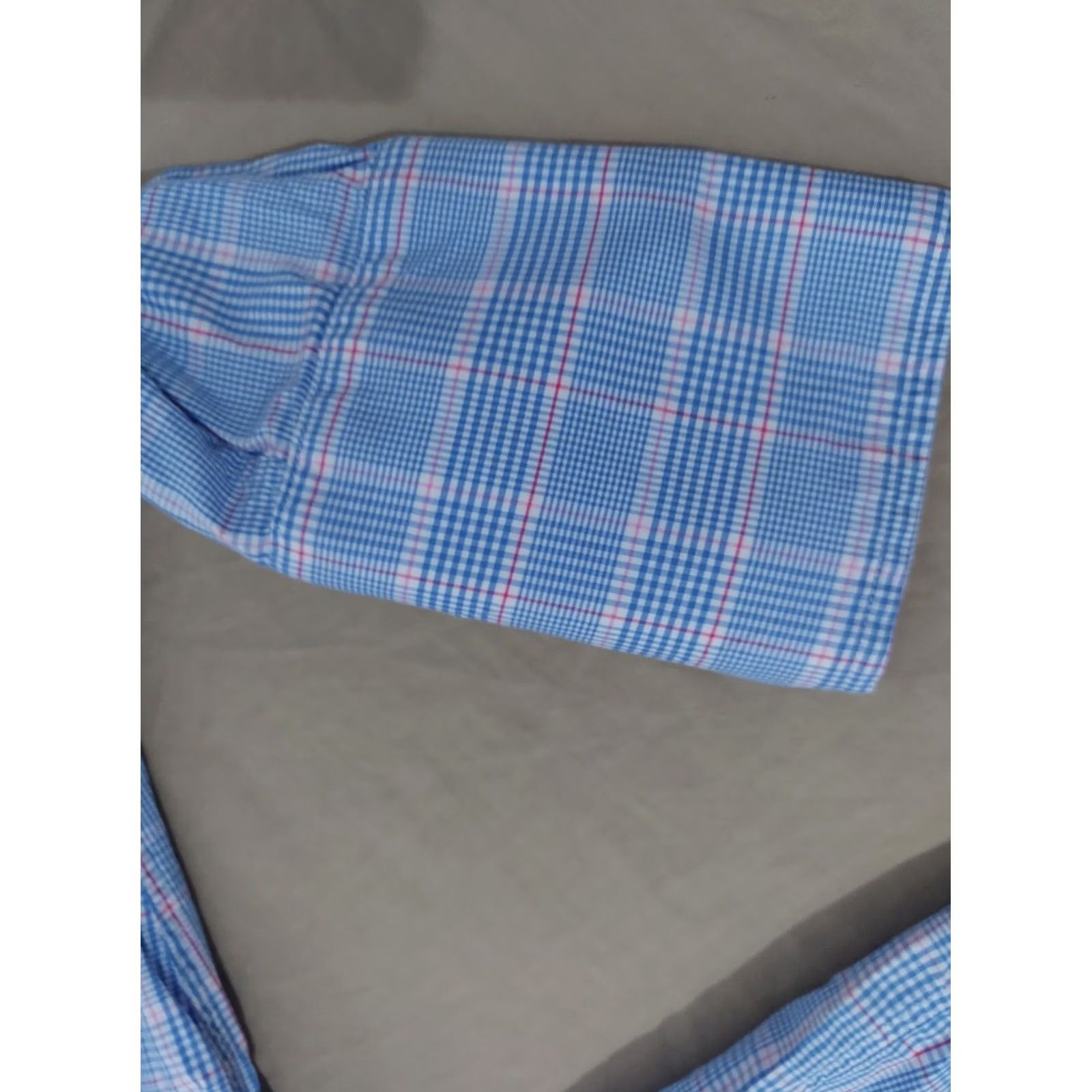 Charles Tyrwhitt Charles Tyrwhitt Mens Dress Shirt 16 35 Blue Button Cotton Size 42R - 2 Thumbnail