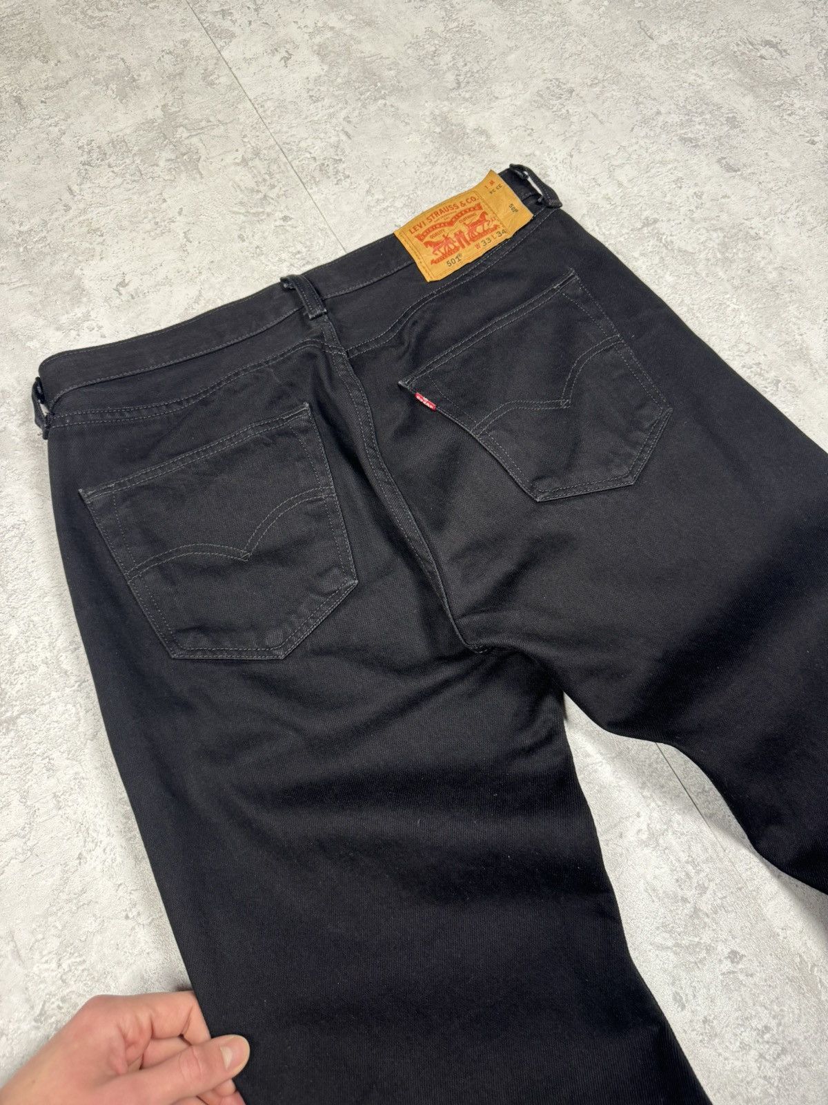 Levi's Levis 501 Black Jeans Size 33/34 Size US 33 - 5 Thumbnail