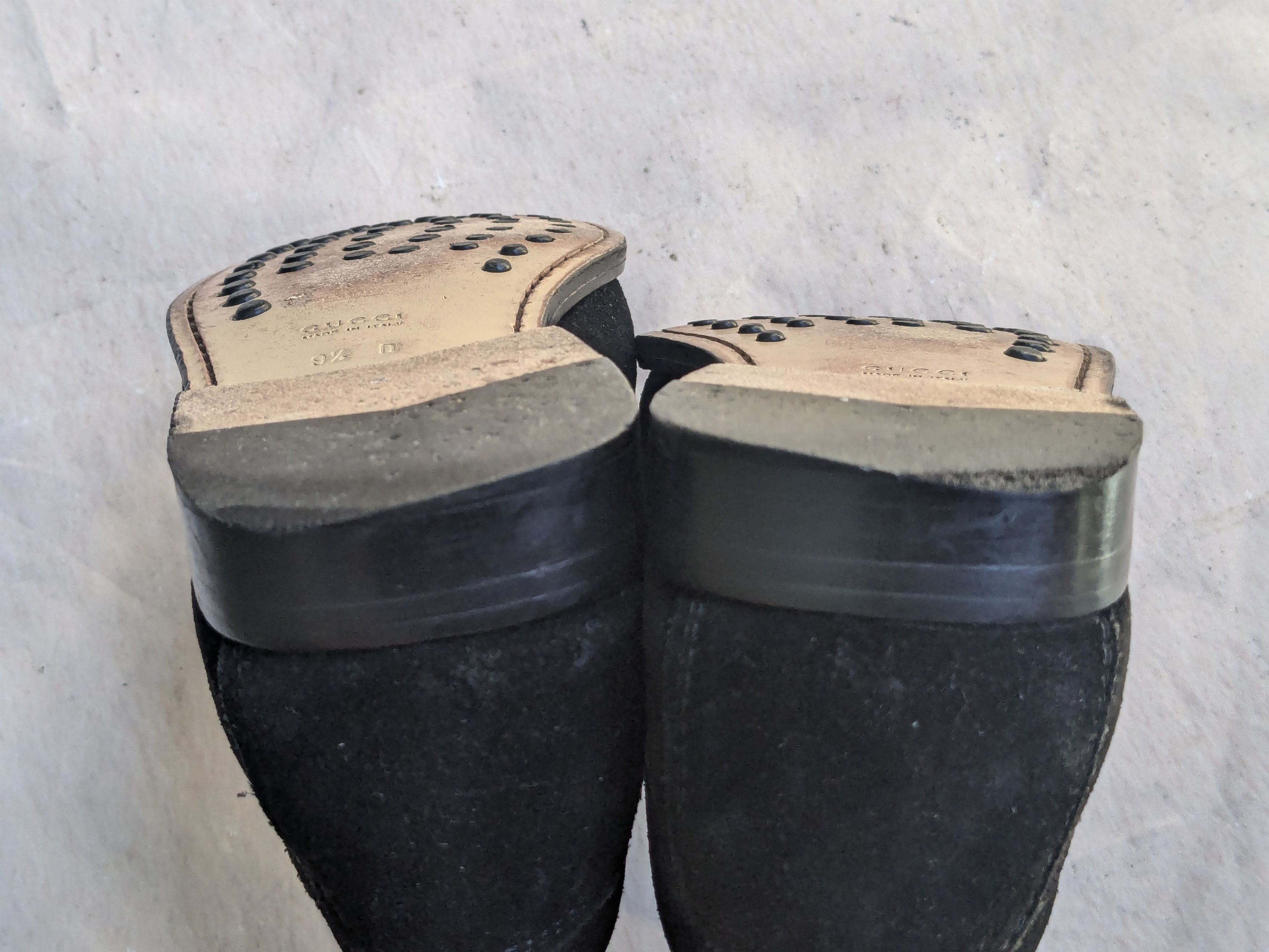 Gucci Horsebit Loafers Black 10 Snaffle Bit Suede