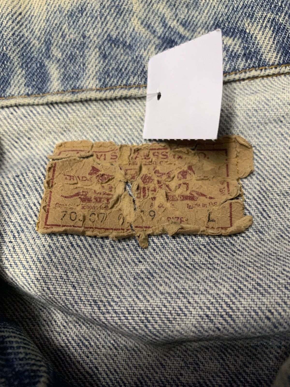 Levi's × Levi's Vintage Clothing × Vintage Vintage OG‼️Levis 70507 denim jacket made in usa Size US L / EU 52-54 / 3 - 15 Thumbnail
