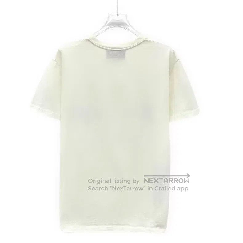 Gucci Gucci Beige cat embroidered cotton short-sleeved T-shirt Size XXS / US 00 / IT 34 - 2 Thumbnail