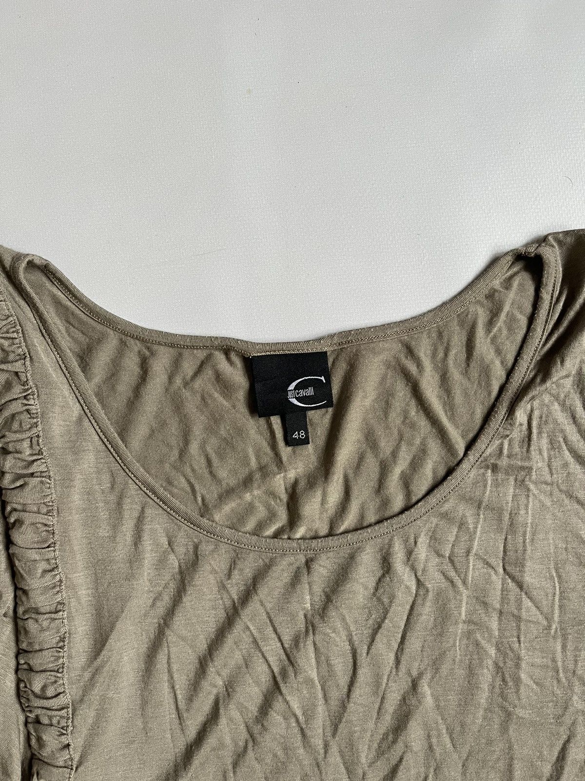 Just Cavalli Just Cavalli Brown Sleeveless Stretch Tank Top Size XL / US 12-14 / IT 48-50 - 2 Thumbnail