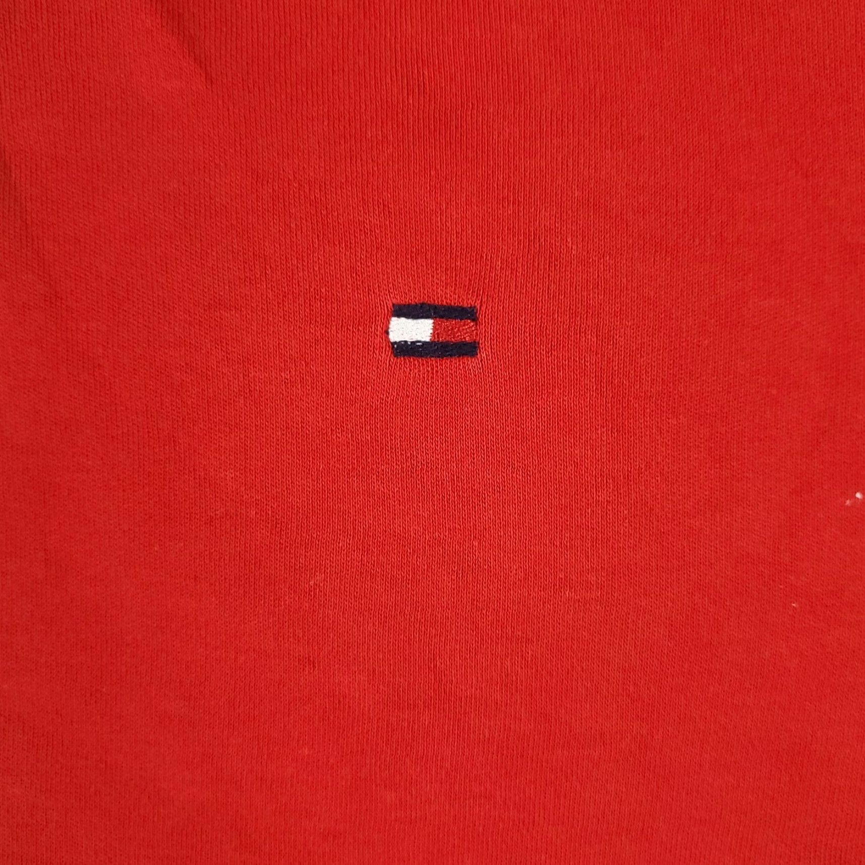 Tommy Hilfiger Tommy Hilfiger Polo Shirt Mens Medium Red Casual Short Sleeve Activewear Size US M / EU 48-50 / 2 - 3 Thumbnail