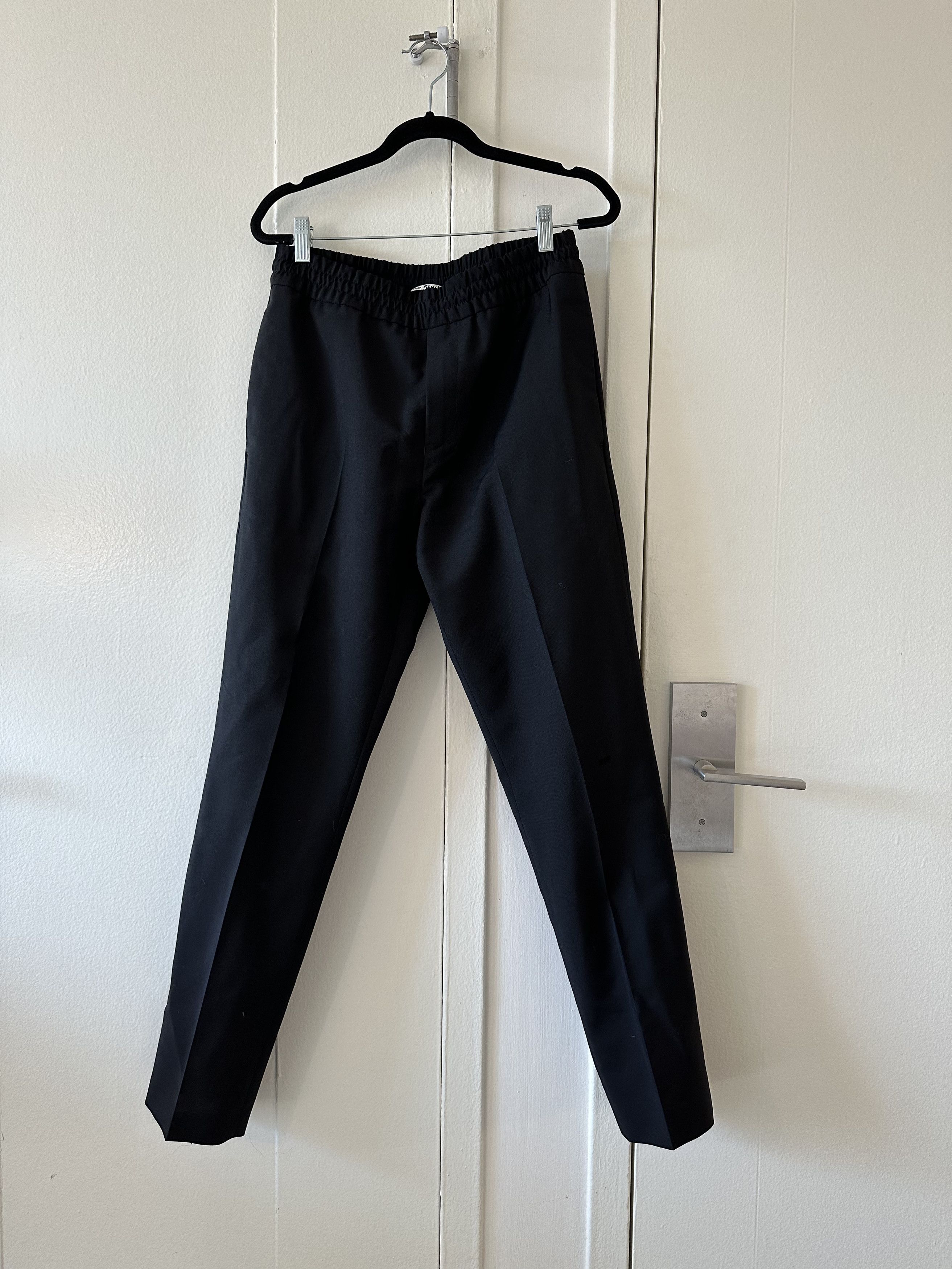 Acne Studios Acne Studios Wool/Mohair Ryder Trousers Size US 30 / EU 46 - 1 Thumbnail