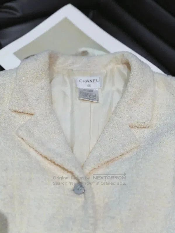 Chanel Chanel Cream Wool Boucle Sweater . Size M / US 6-8 / IT 42-44 - 4 Thumbnail