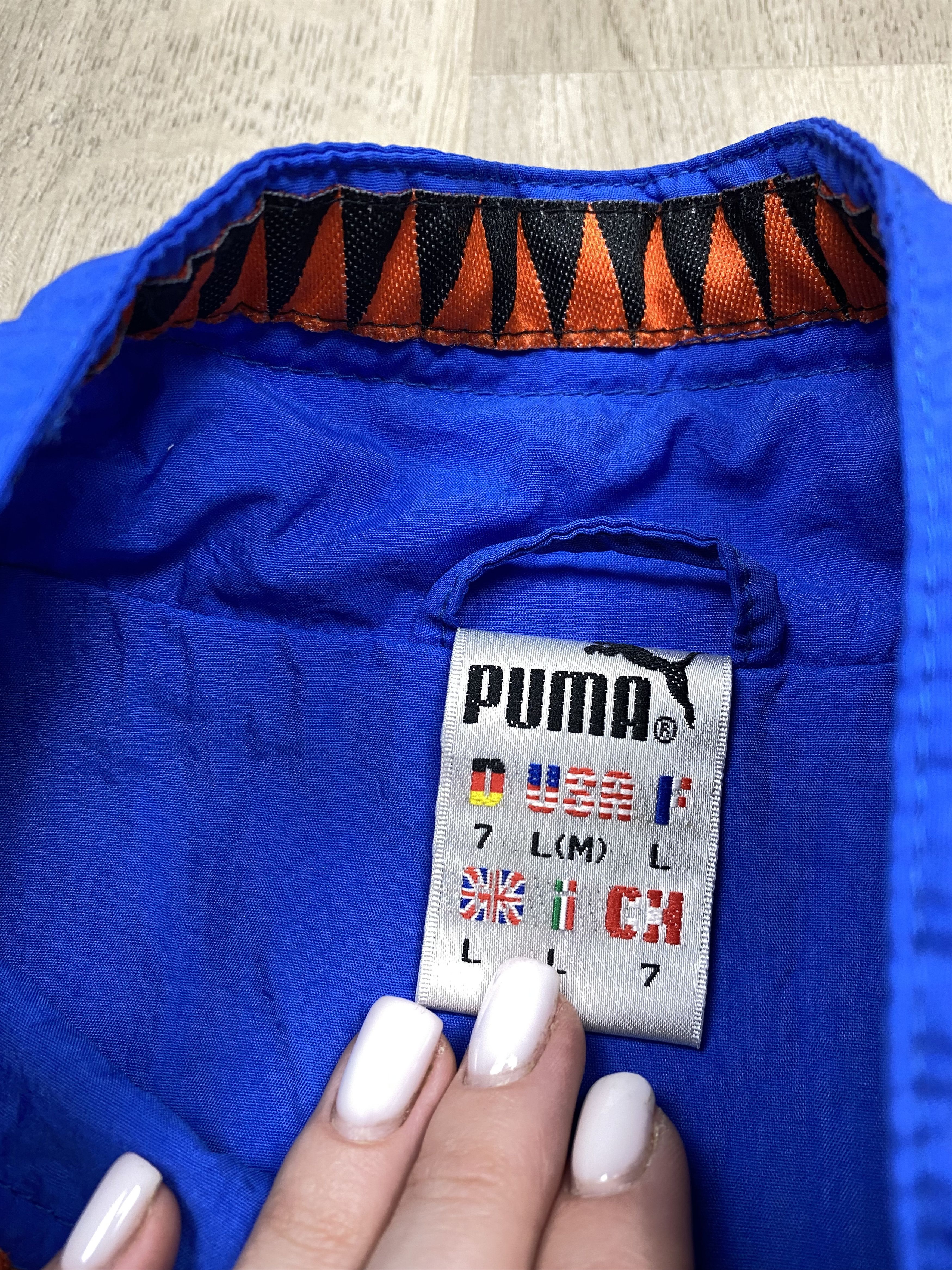 Puma Puma SKY Vintage Mens Nylon Track Suit Jacket + Pants Drill Size US 34 / EU 50 - 7 Thumbnail