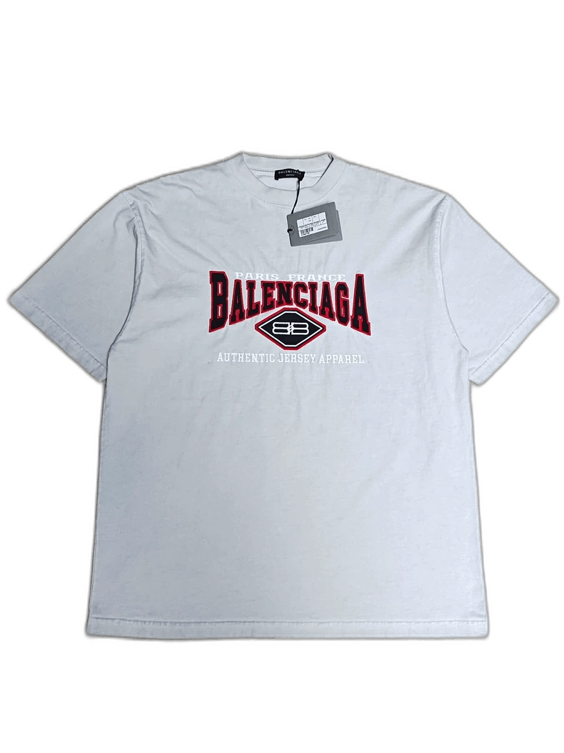 Balenciaga Balenciaga Batwing Embroidered Vintage Short Sleeve T-Shirt Size US S / EU 44-46 / 1 - 1 Thumbnail