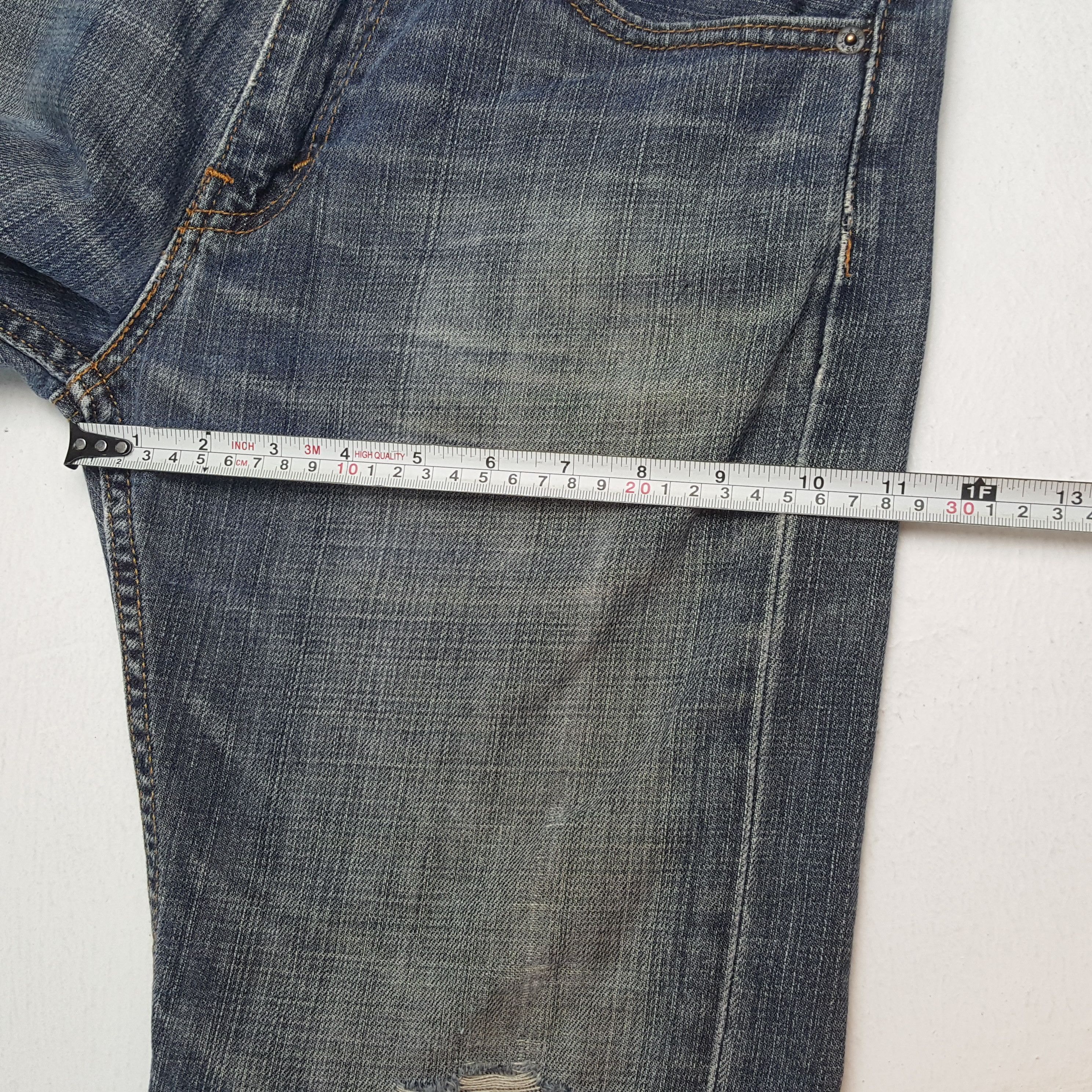 Levi's × Vintage LEVIS Distressed Jeans Streetwear Rock Punk Style Size US 30 / EU 46 - 9 Thumbnail