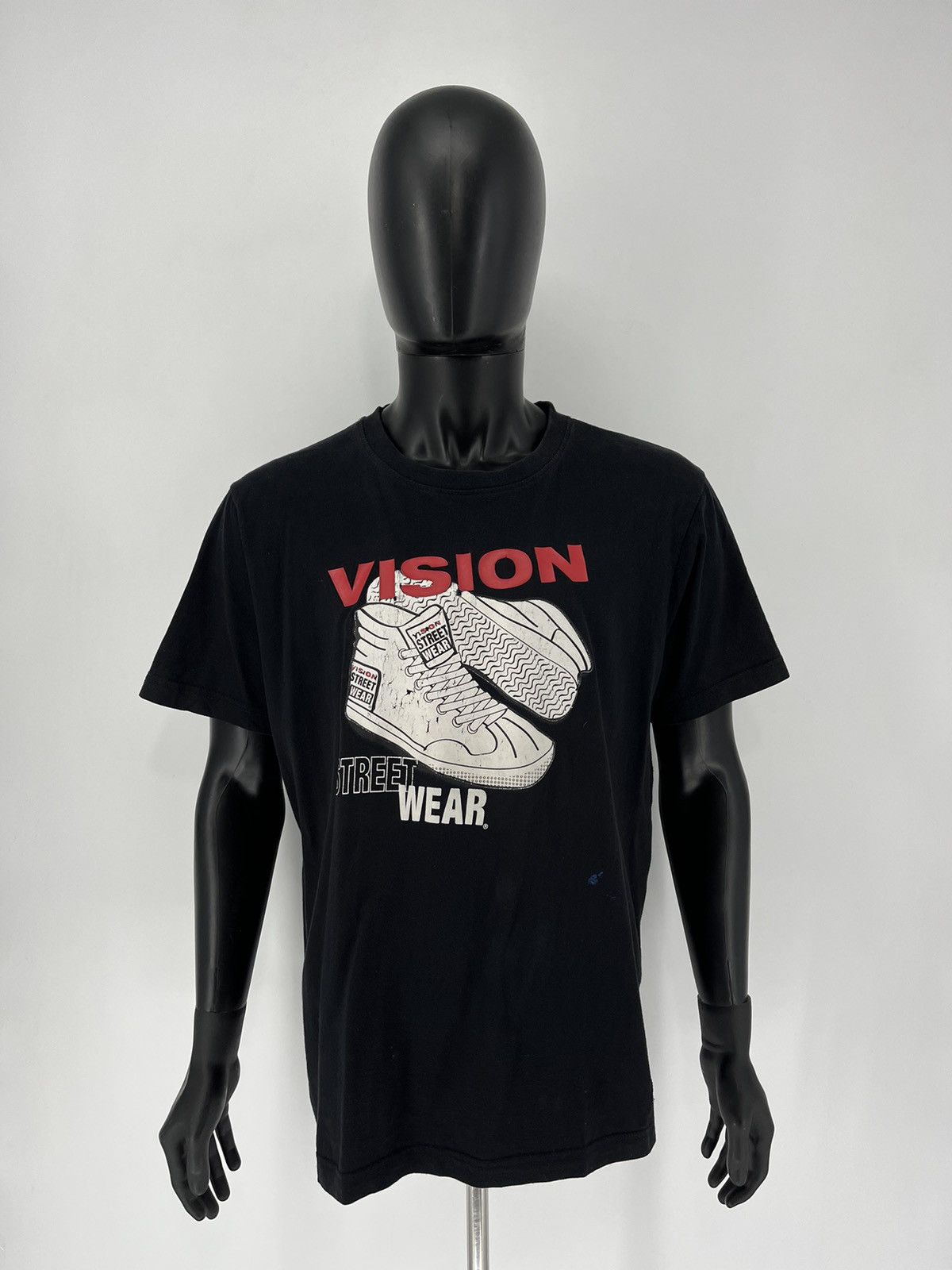 Vintage × Vision Streetwear Vintage Y2K Vision Streer Wear Skateboard T Shirt Size US XL / EU 56 / 4 - 2 Thumbnail